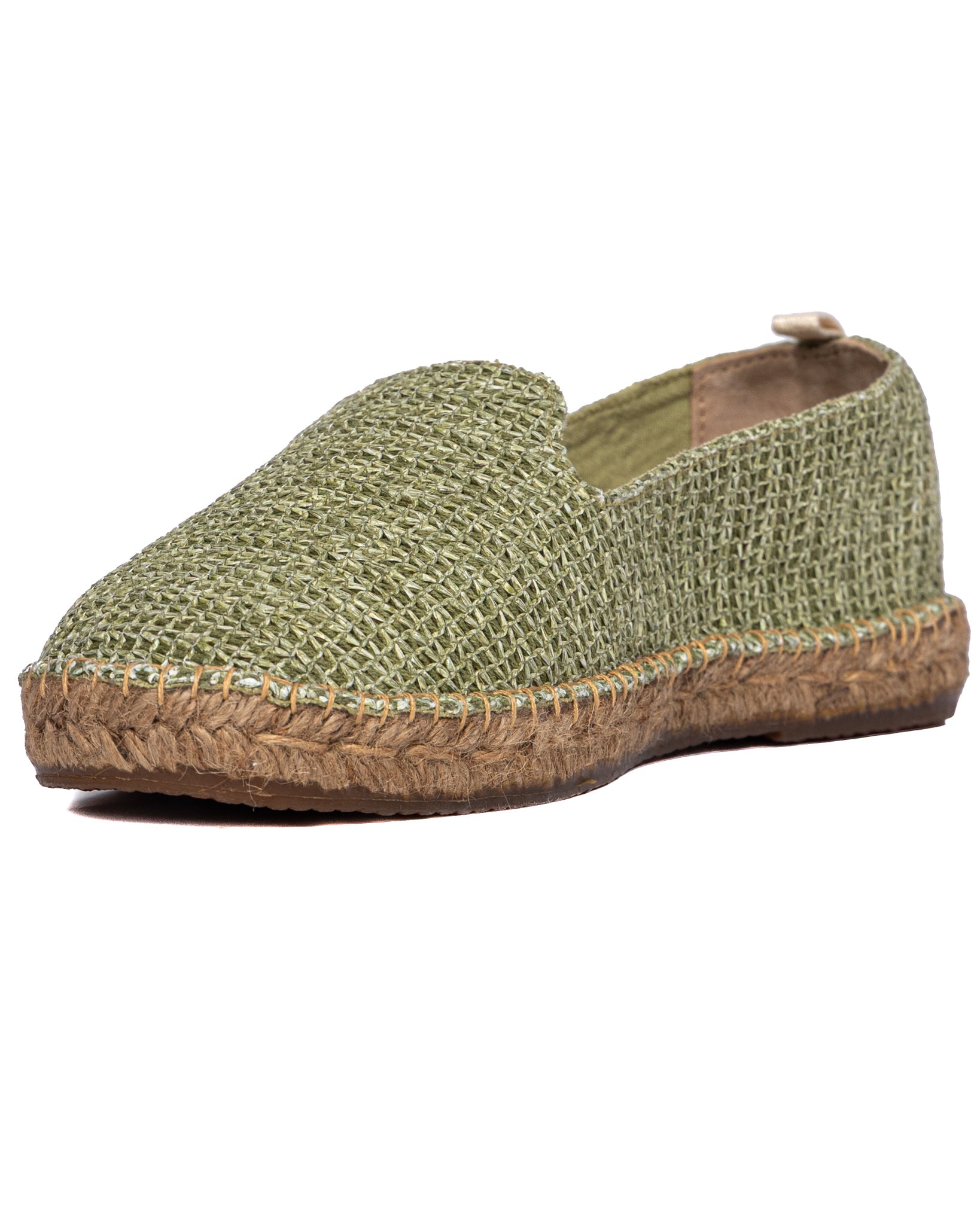 Gallipoli - espadrilles en raphia vert