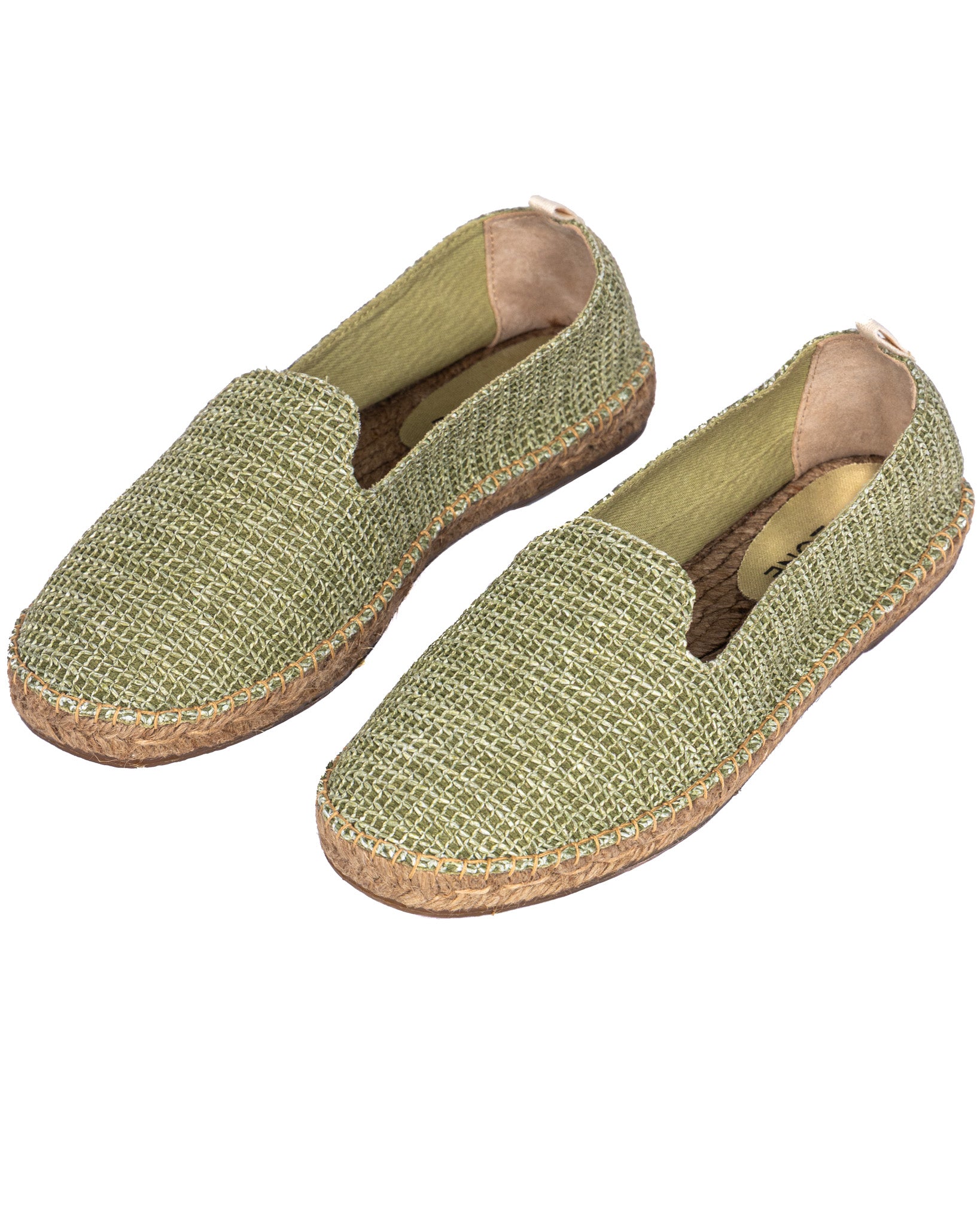 Gallipoli - espadrilles en raphia vert