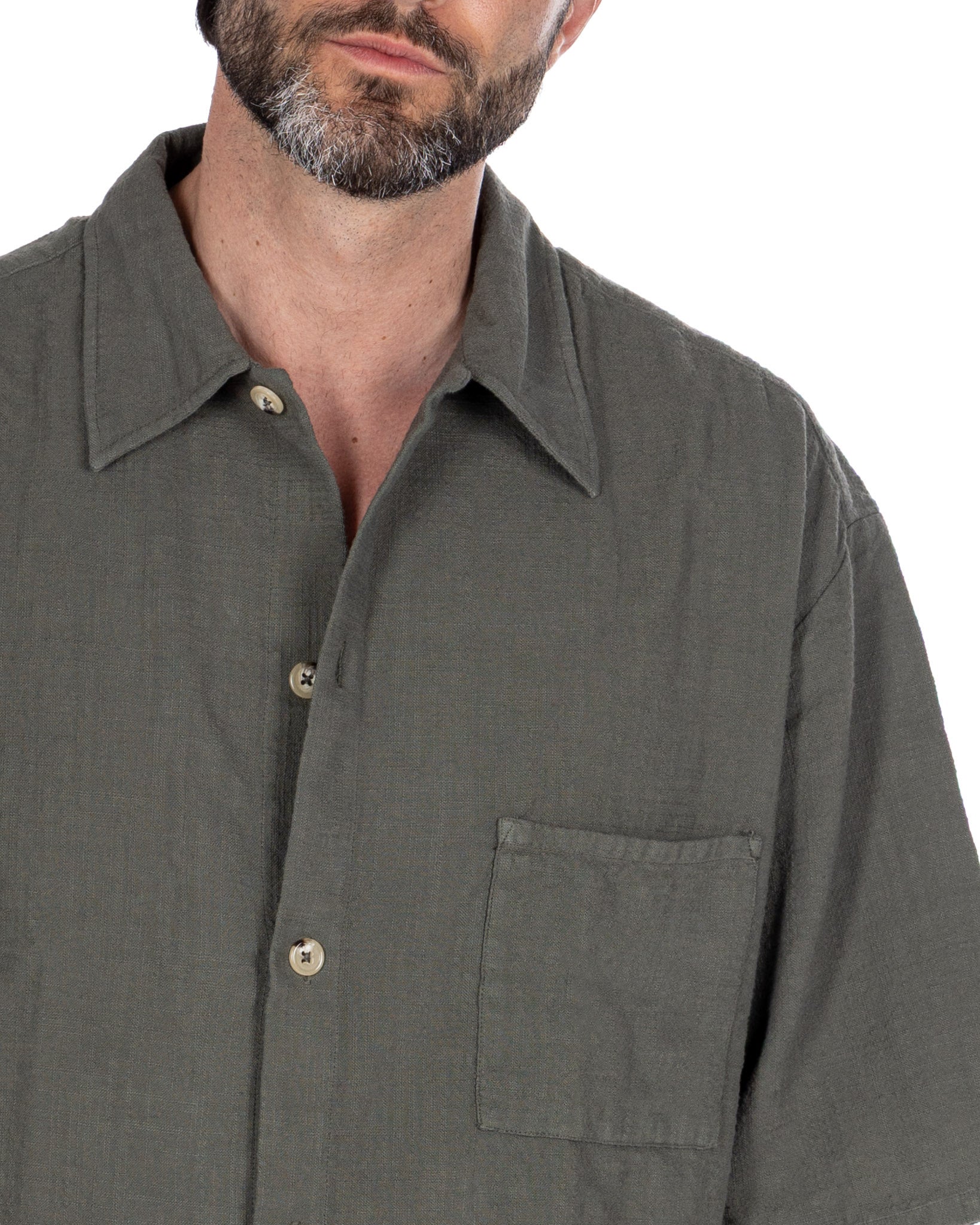Madère - Chemise militaire blindée surdimensionnée