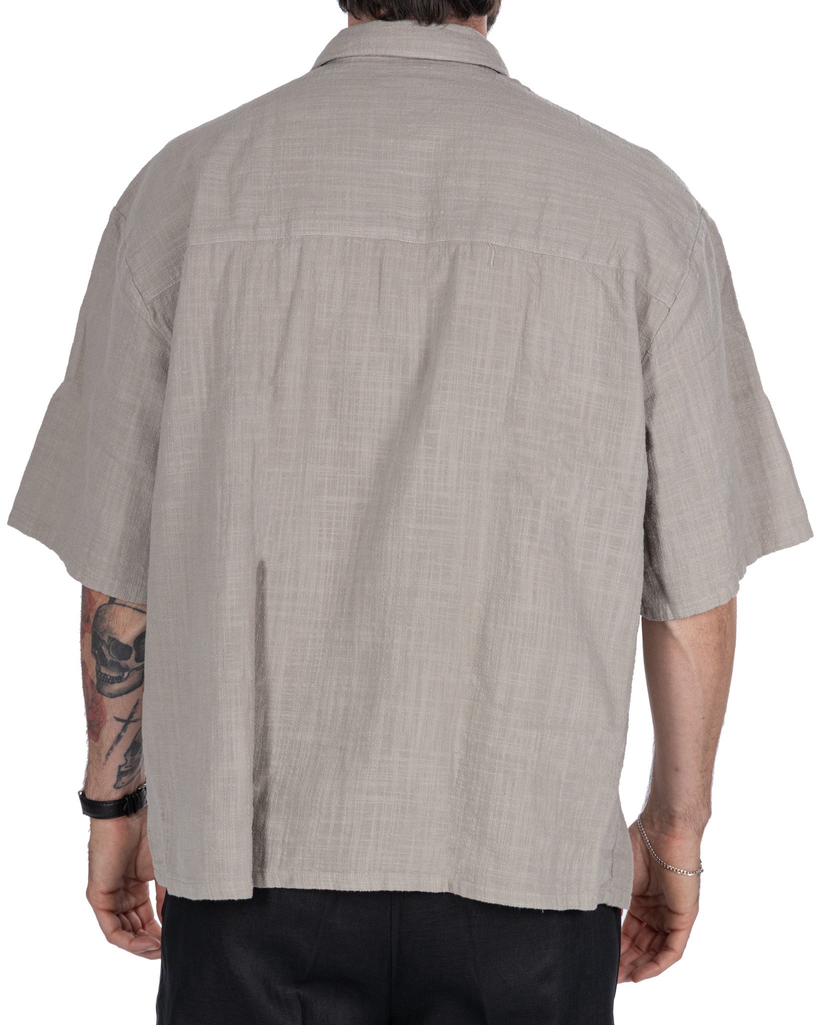 Madeira - camicia armaturata oversize spago