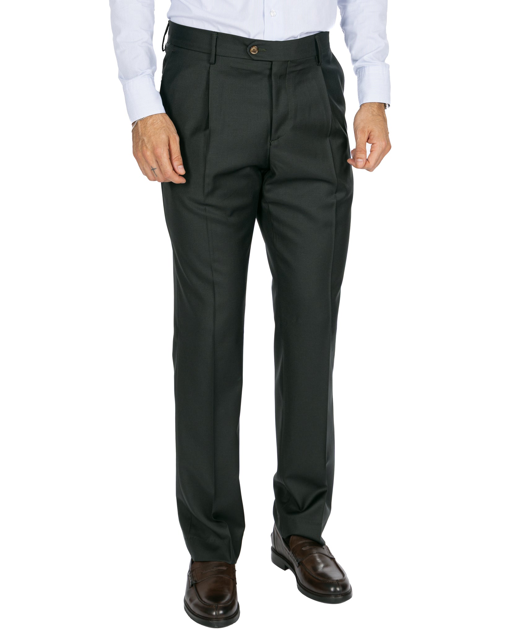 Pantalon en laine Staten Military Canon