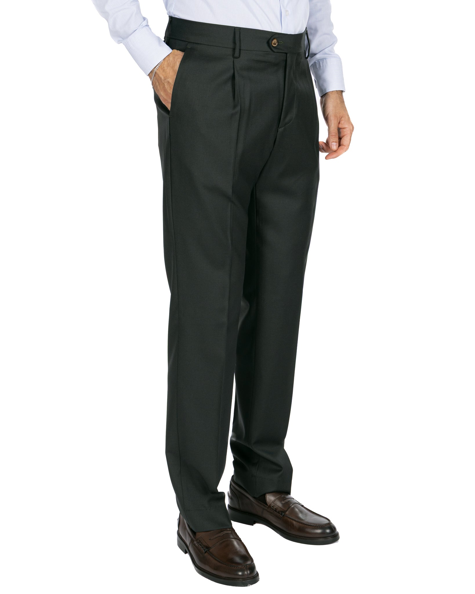 Pantalon en laine Staten Military Canon