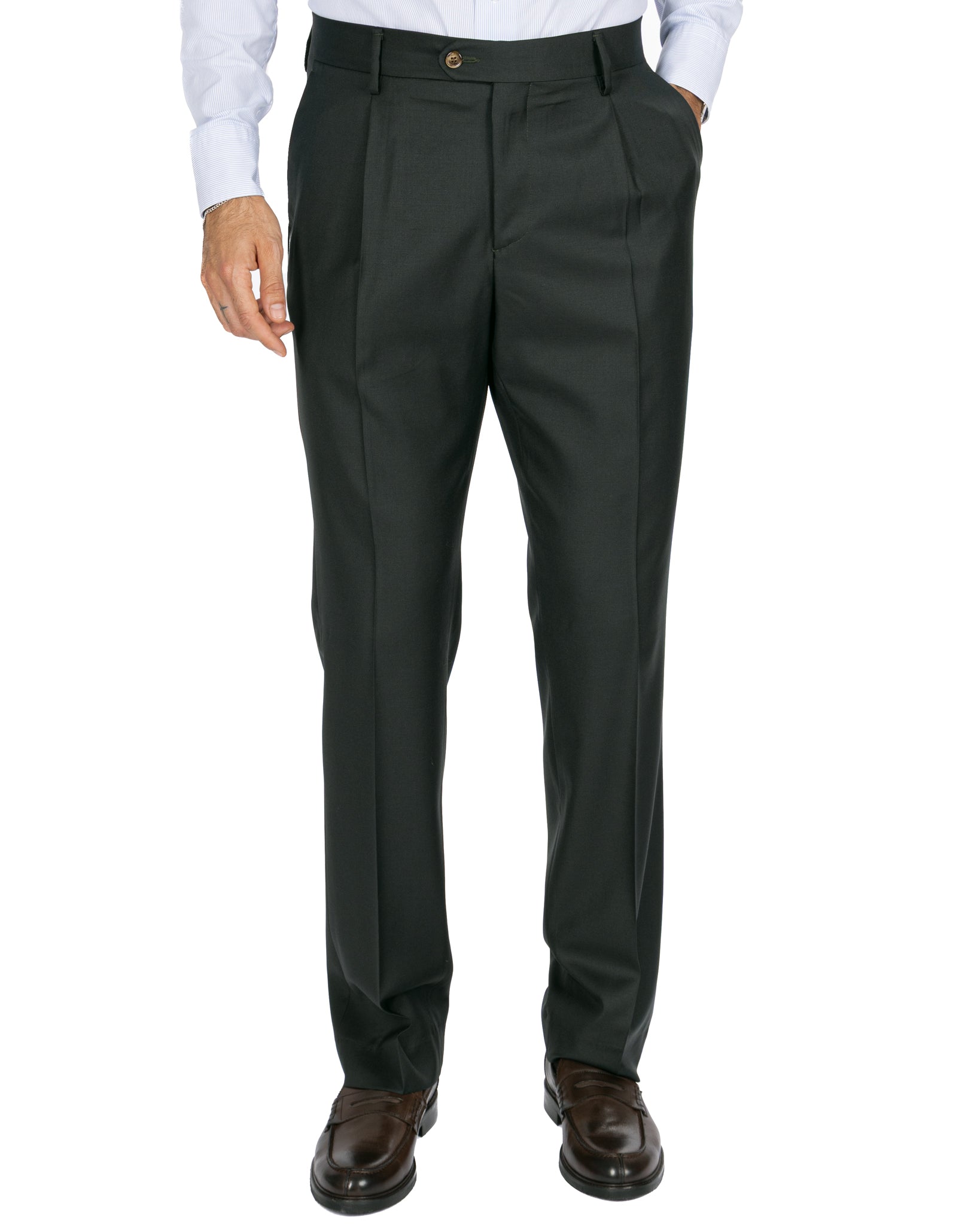 Pantalon en laine Staten Military Canon