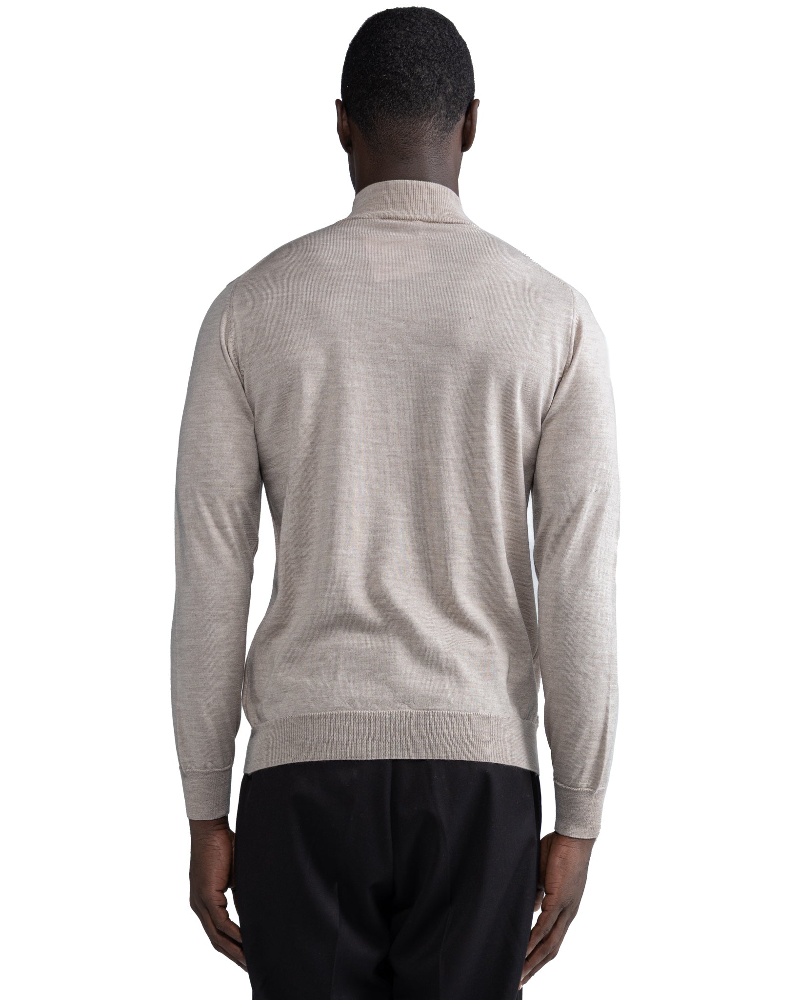 Loup d'Ancône en laine sable de Tollegno