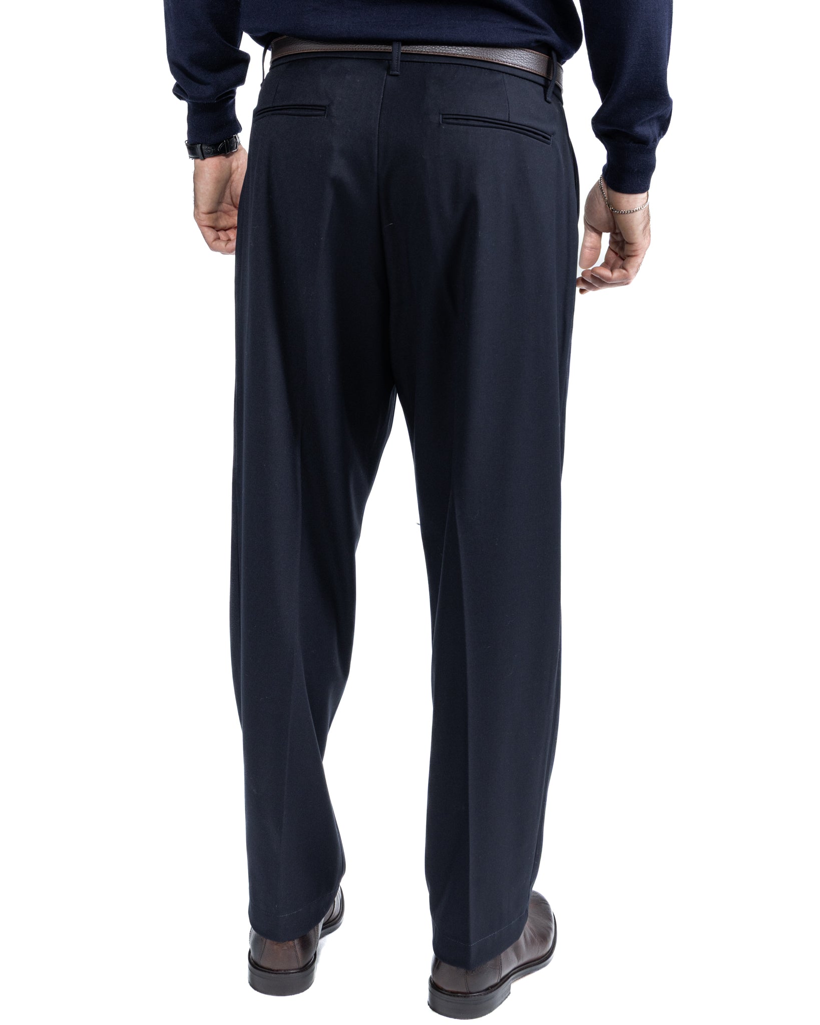 Pantalone largo Kevin blu