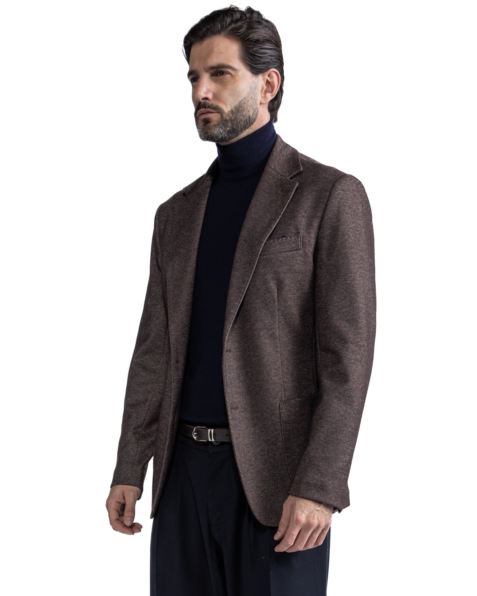 Veste Ayrton en sergé foncé
