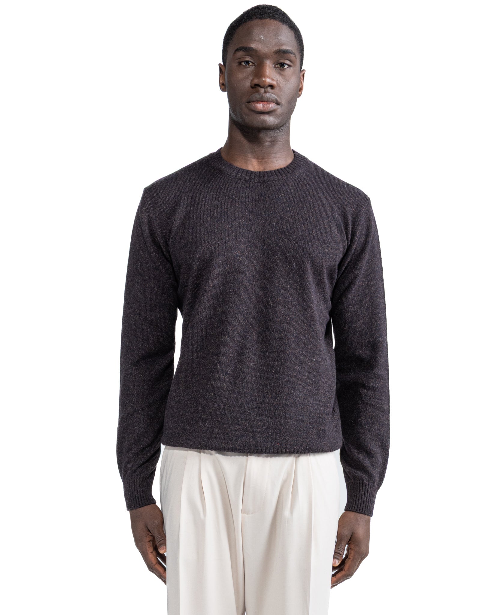 Girocollo Willie in bouclè moro