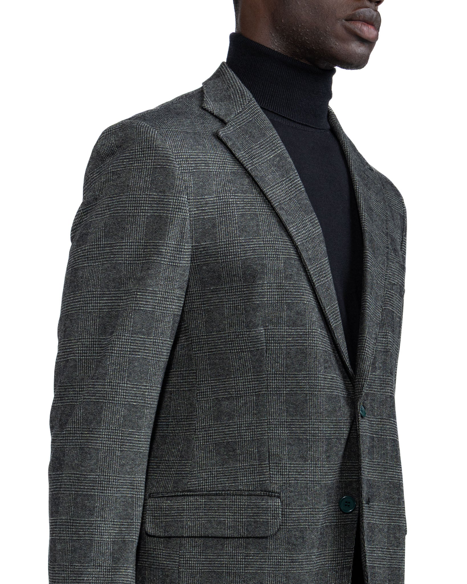 Giacca Orson a quadri verde