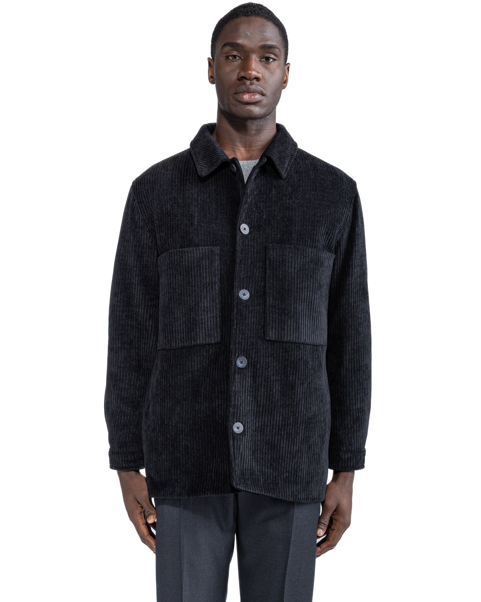 Giacca oversize Jeremie in velluto nero