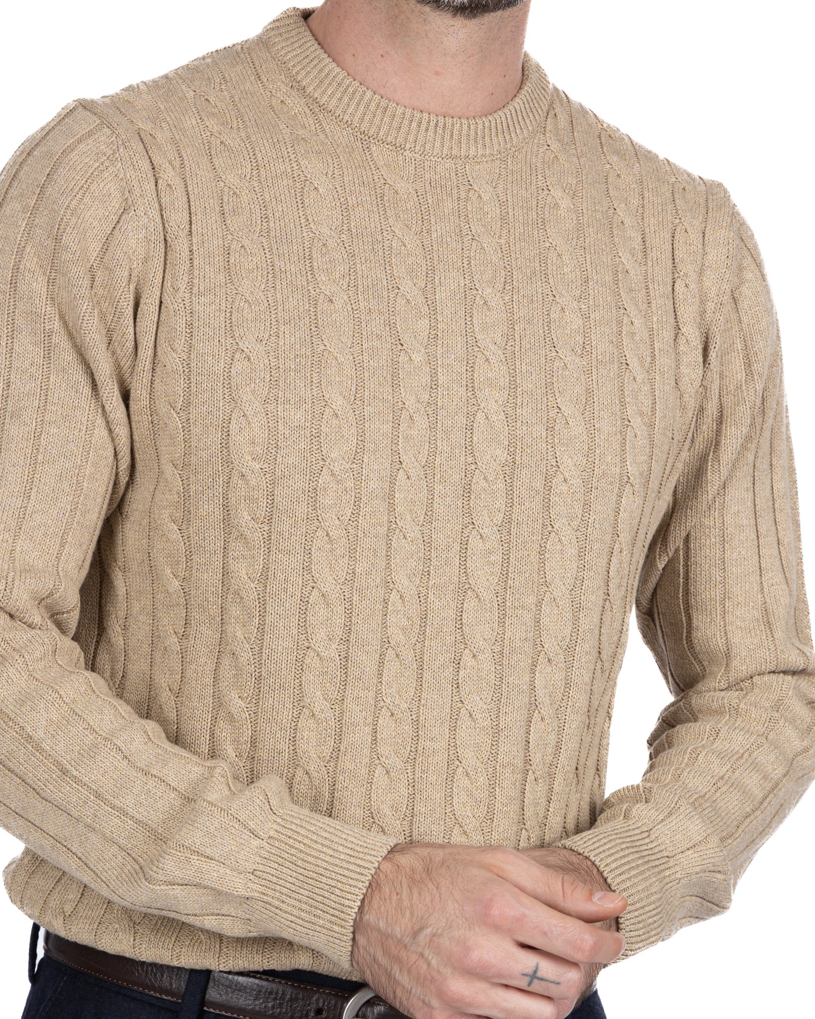 Beige Tambora Braided Choker