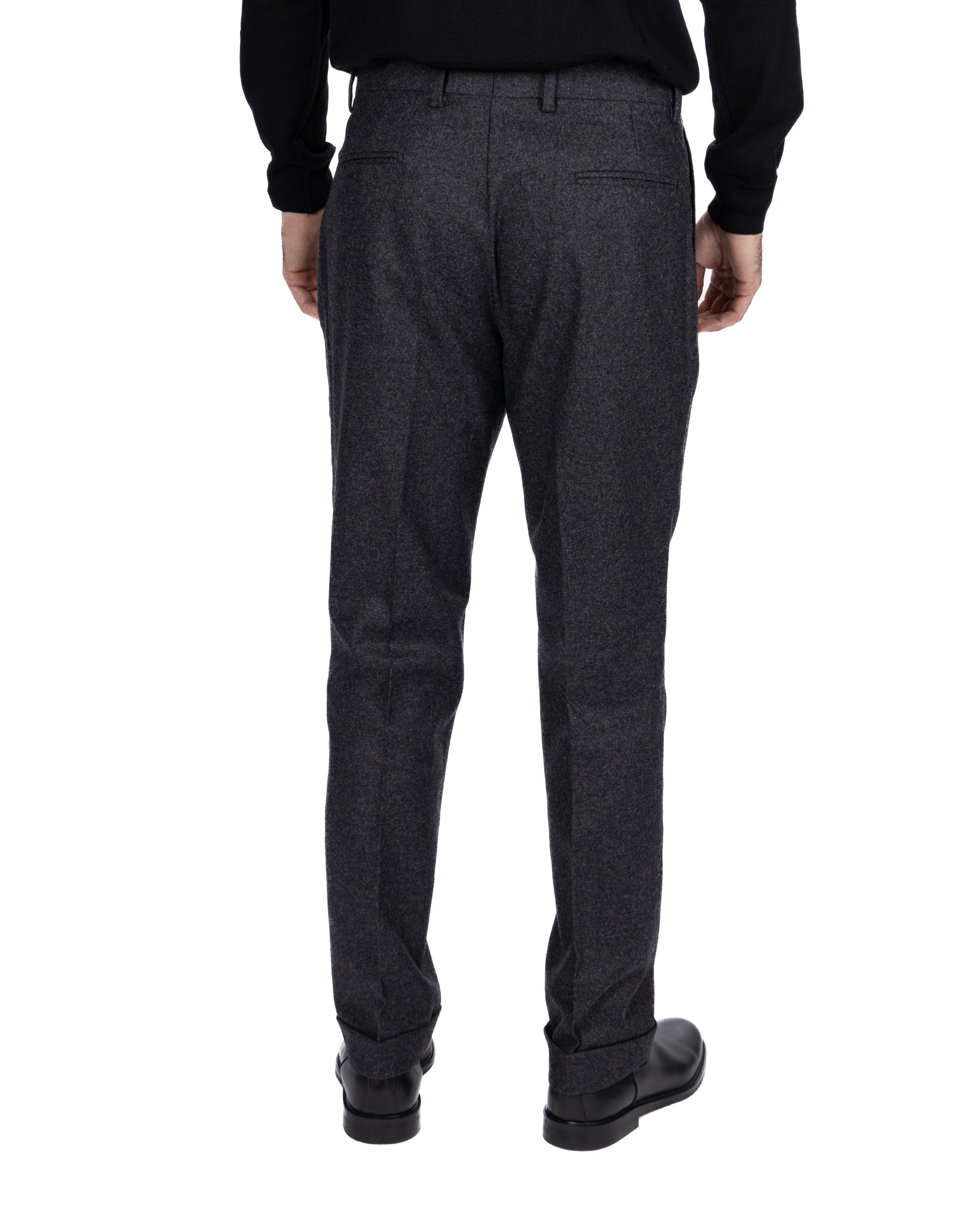 Nikon Charcoal Flannel Trousers