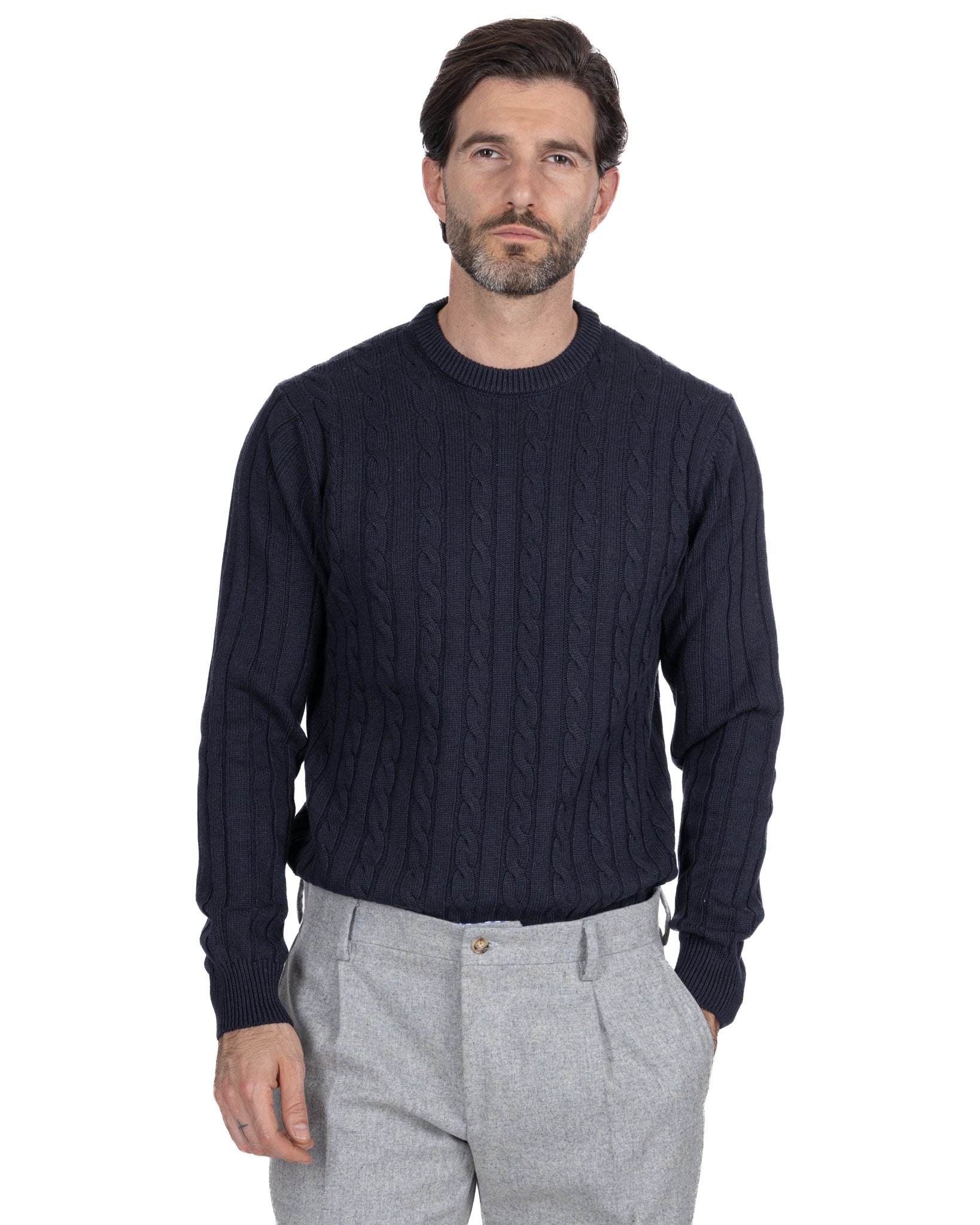 Tambora Choker with Blue Braids