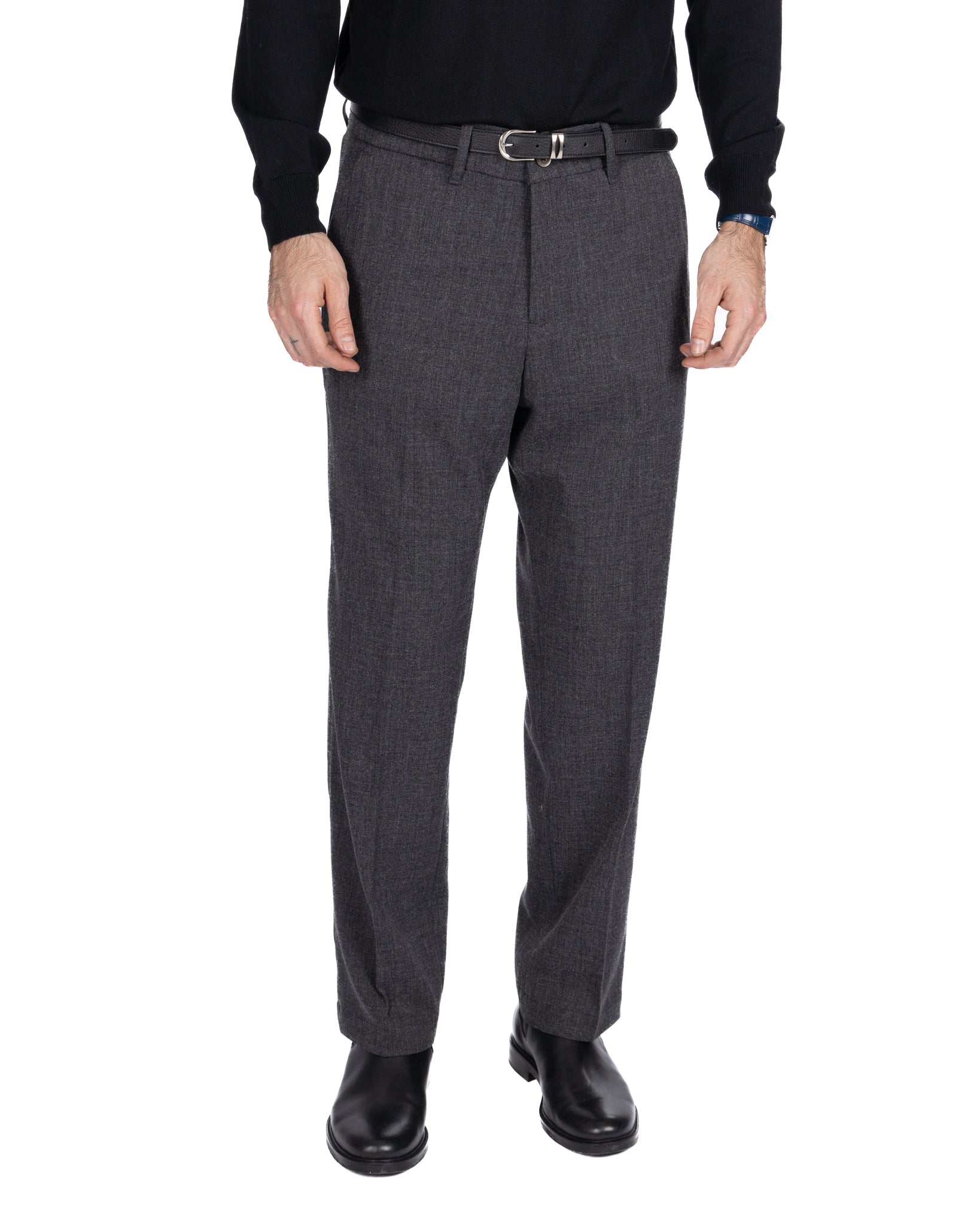 Pantalon large Zeiis anthracite