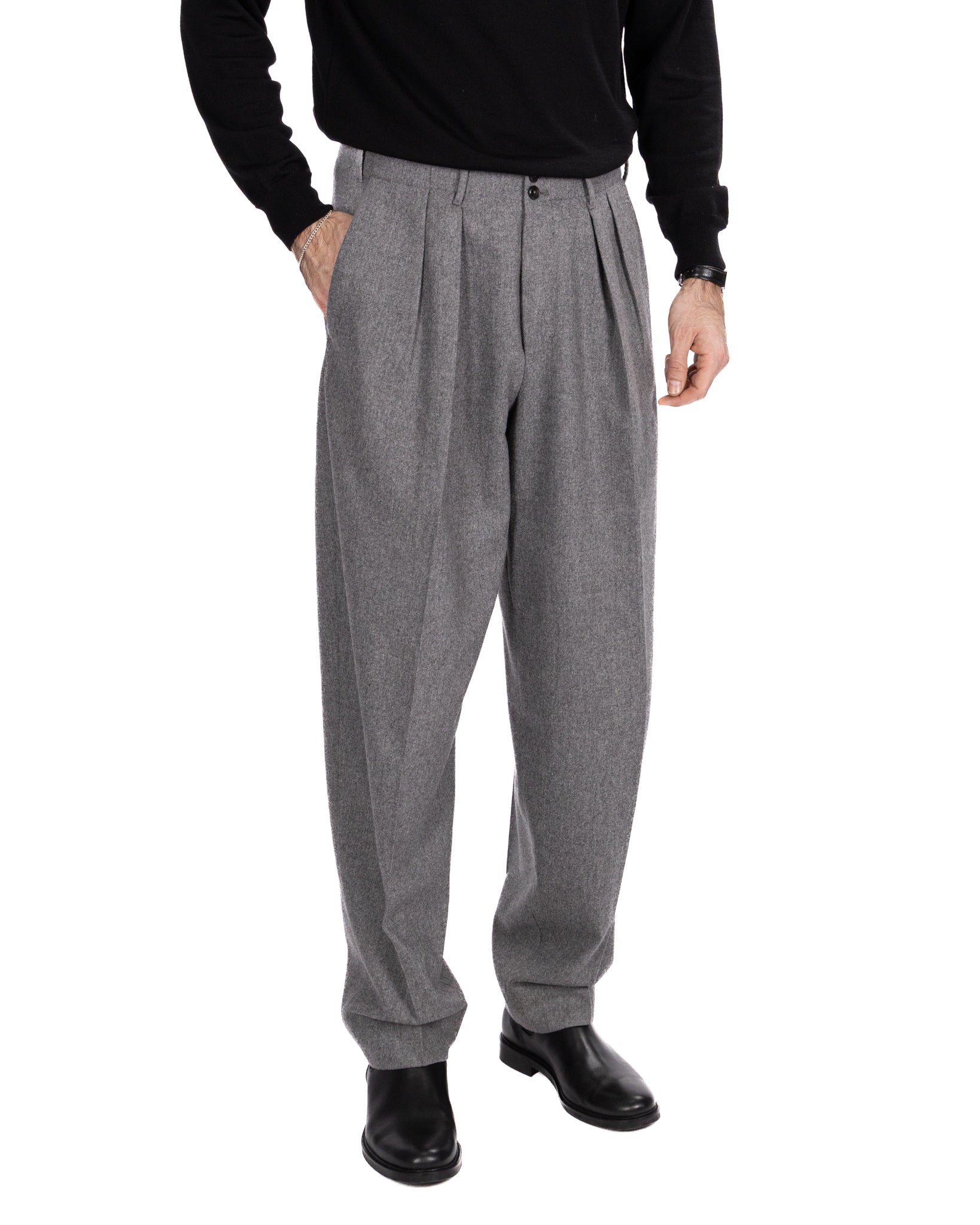 Pantalone Over grigio Vitale Barberis Canonico