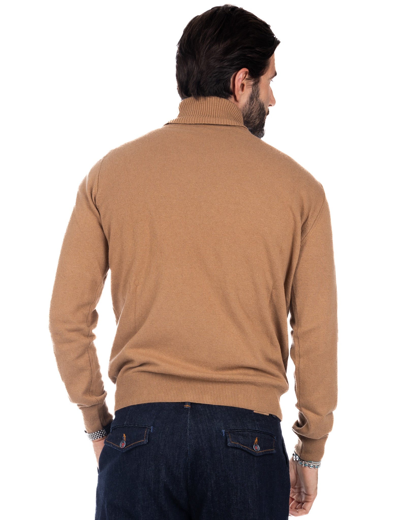 Lee - camel cashmere blend turtleneck