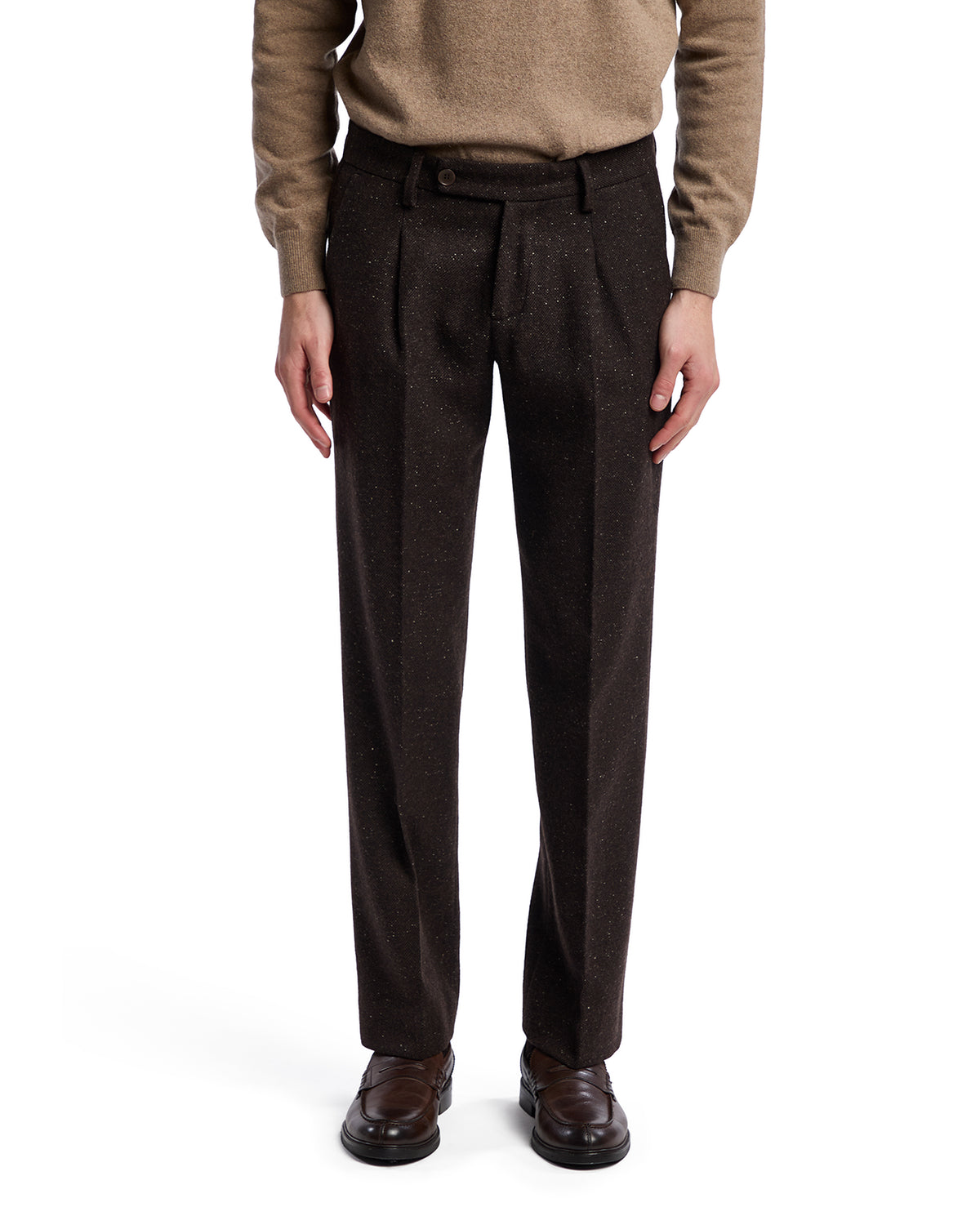 Pantalone Sale melange moro