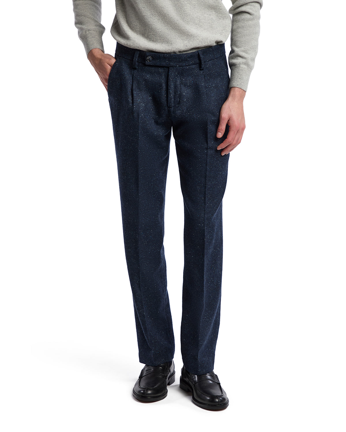 Pantalone Sale melange blu