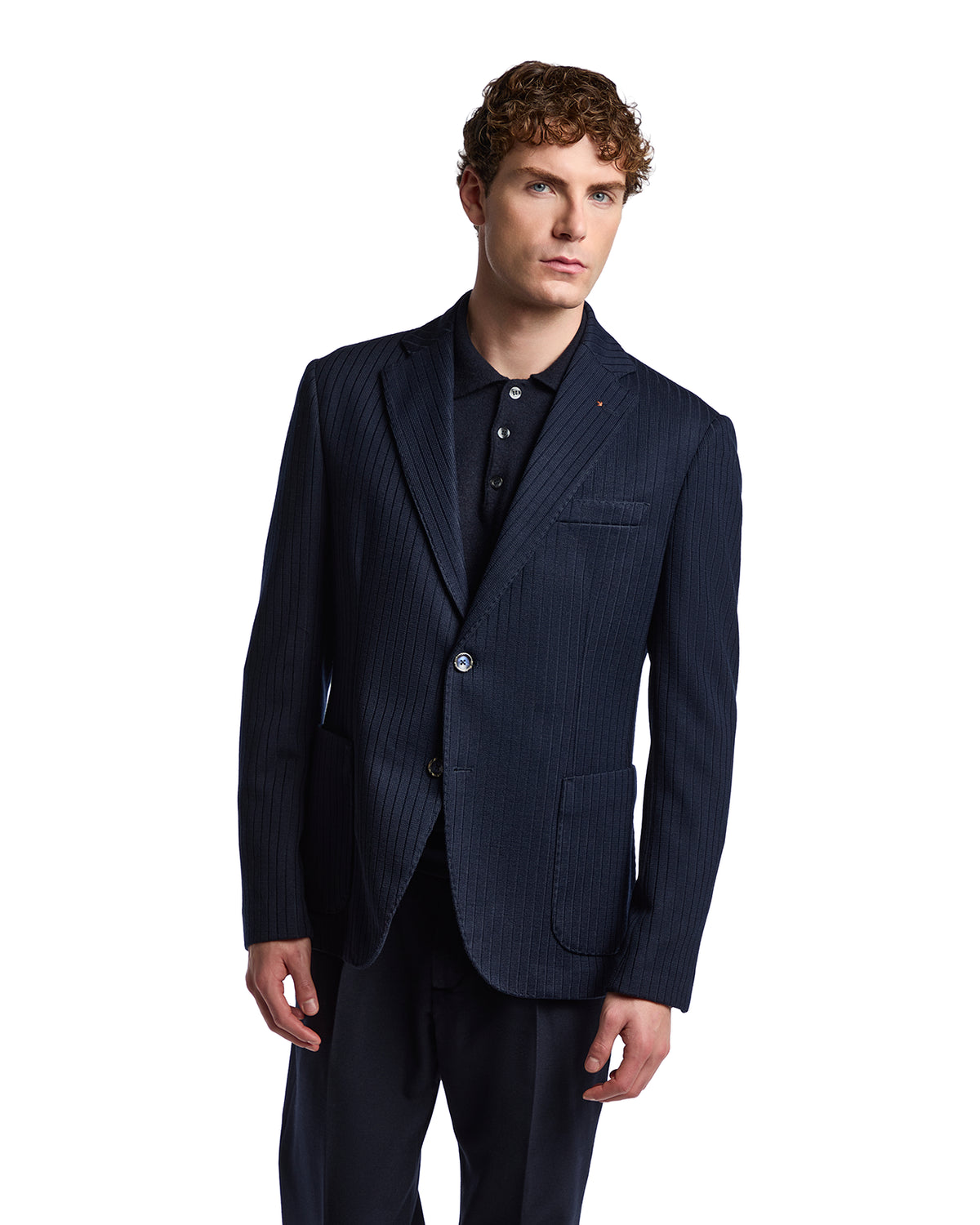 Verti blue pinstripe jacket