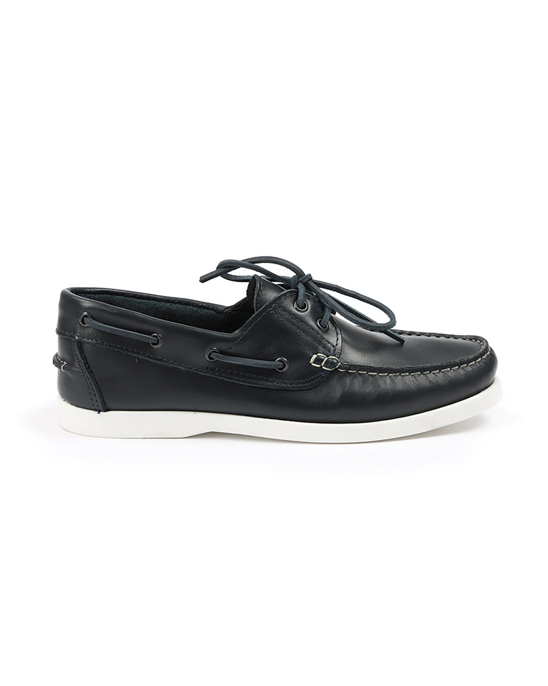 Jimmy - bateau en cuir bleu