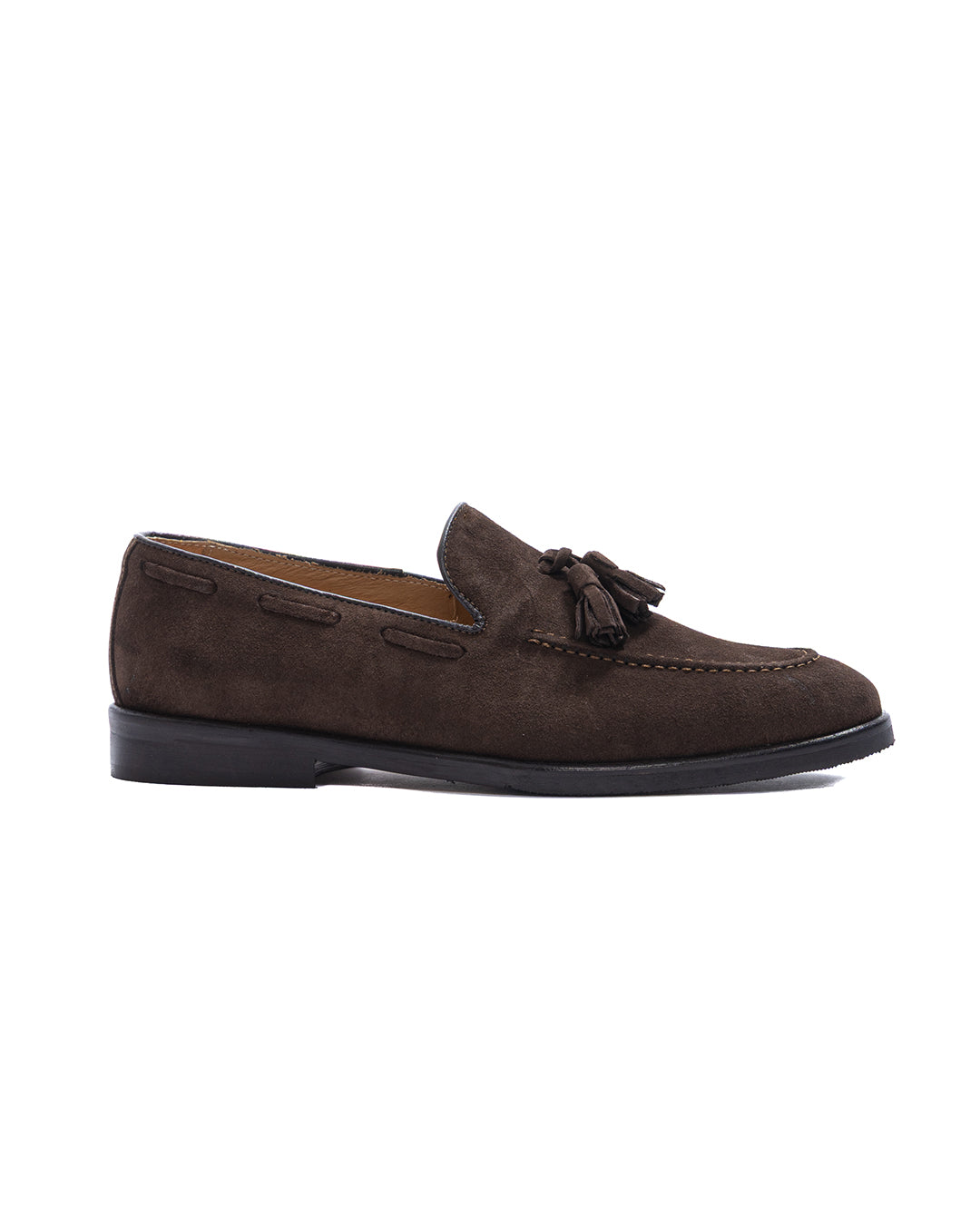 Caspar - brown suede moccasin
