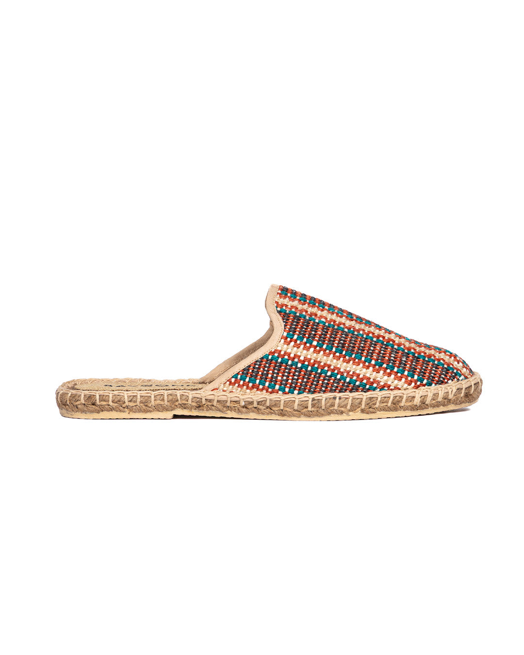 Taormina - mules espadrillas a righe multicolore