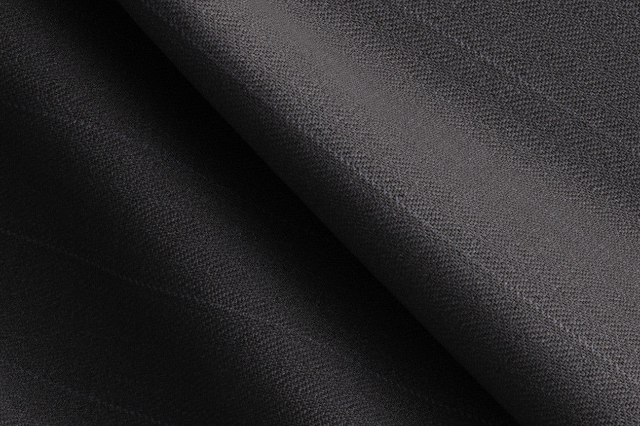 Bespoke 150s gray wool and silk trousers Caccioppoli