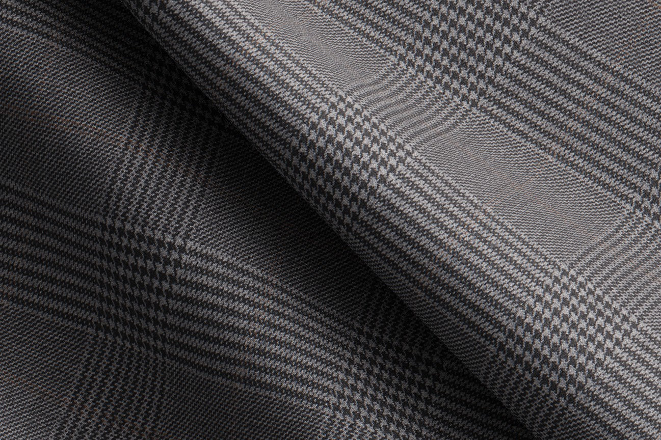 Gilet su misura lana 110s grigio Canonico