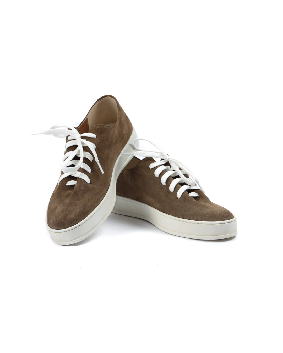 Steph - Mud suede sneakers