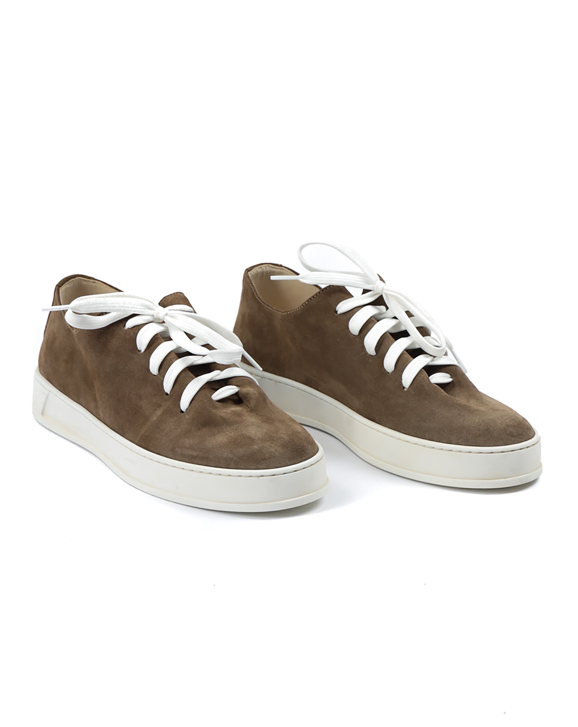 Steph - Mud suede sneakers