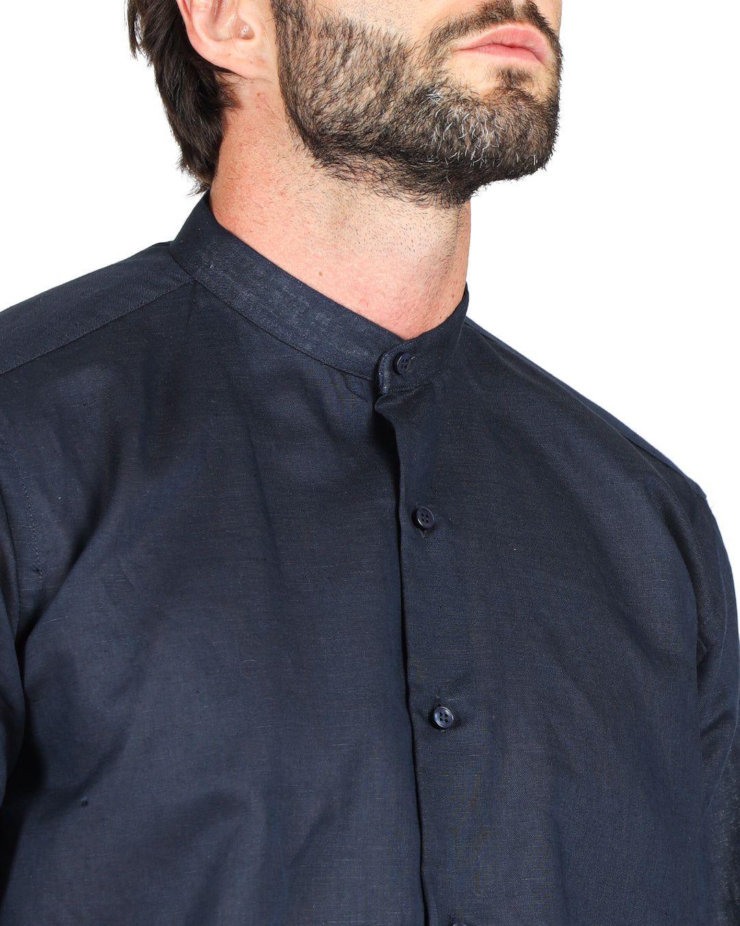 Positano - Blue Korean linen shirt