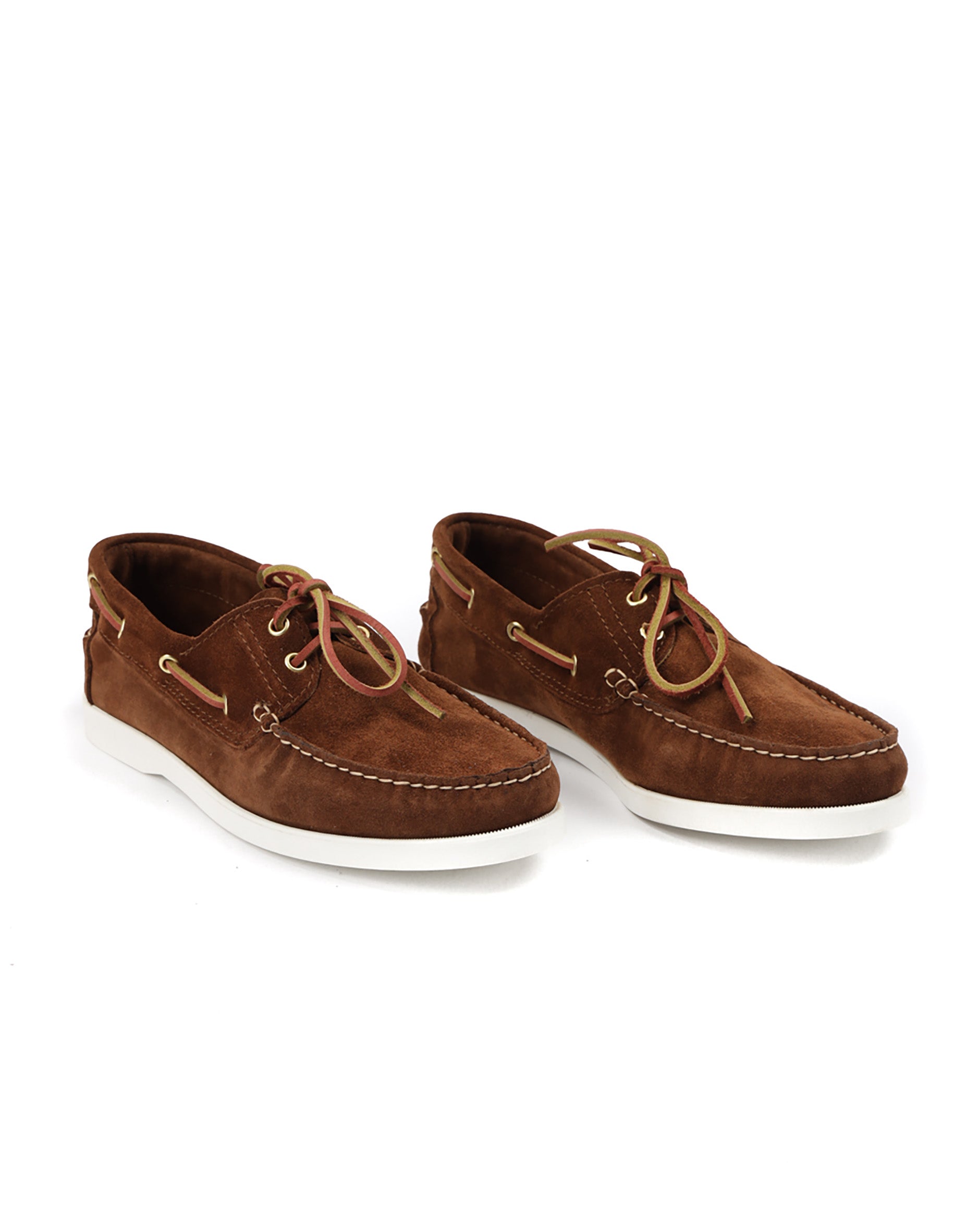 Jimmy - dark brown suede boat