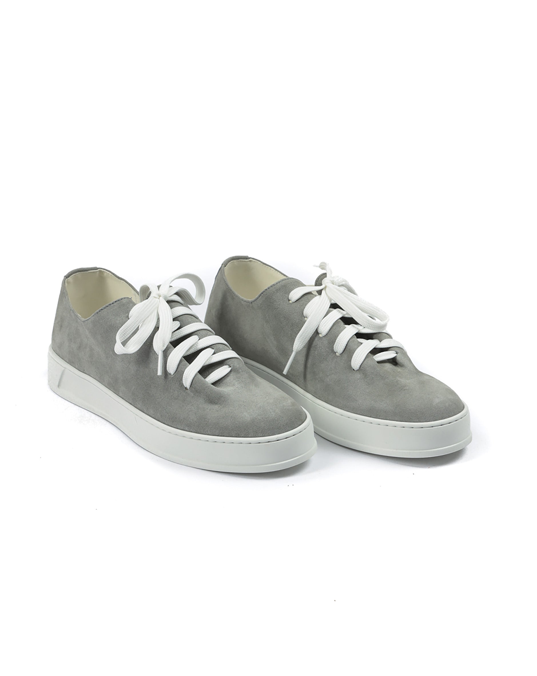 Steph - Baskets en daim gris