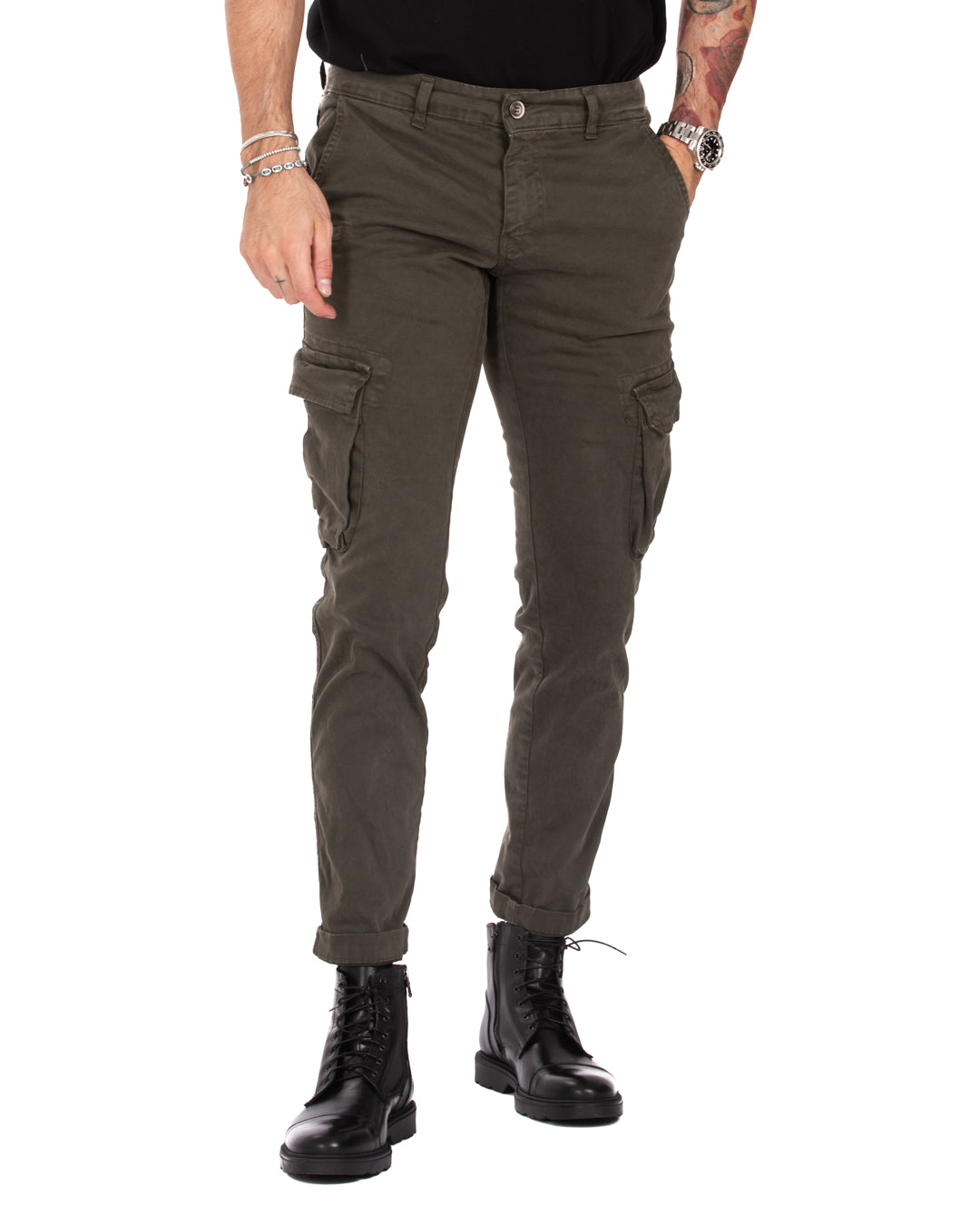 Roy - military cargo trousers