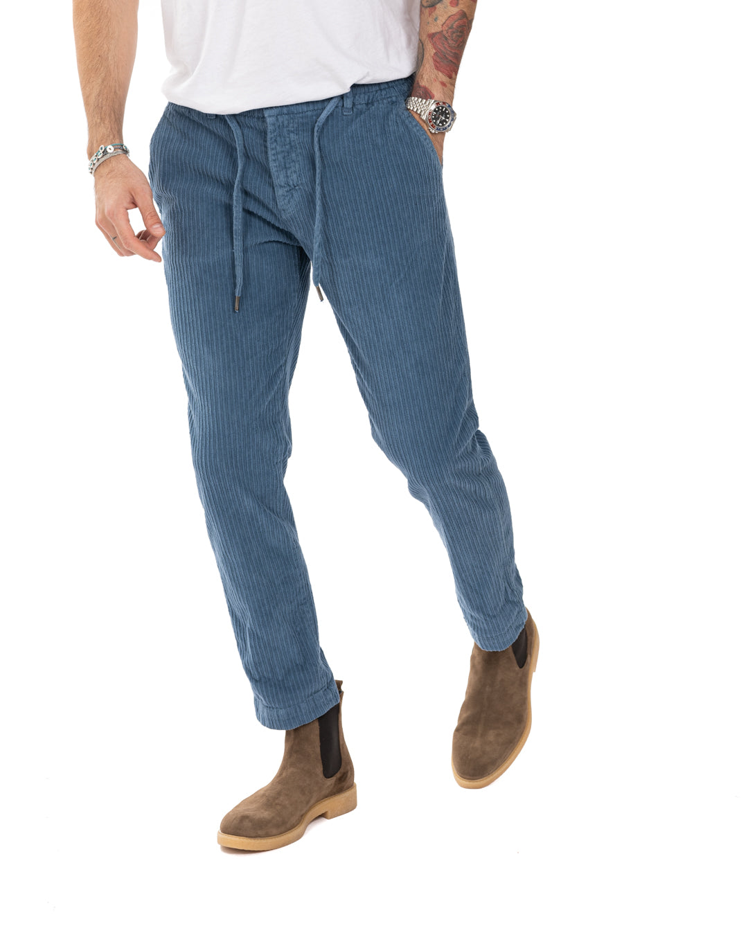 Kim - pantalon rocker en jean en velours