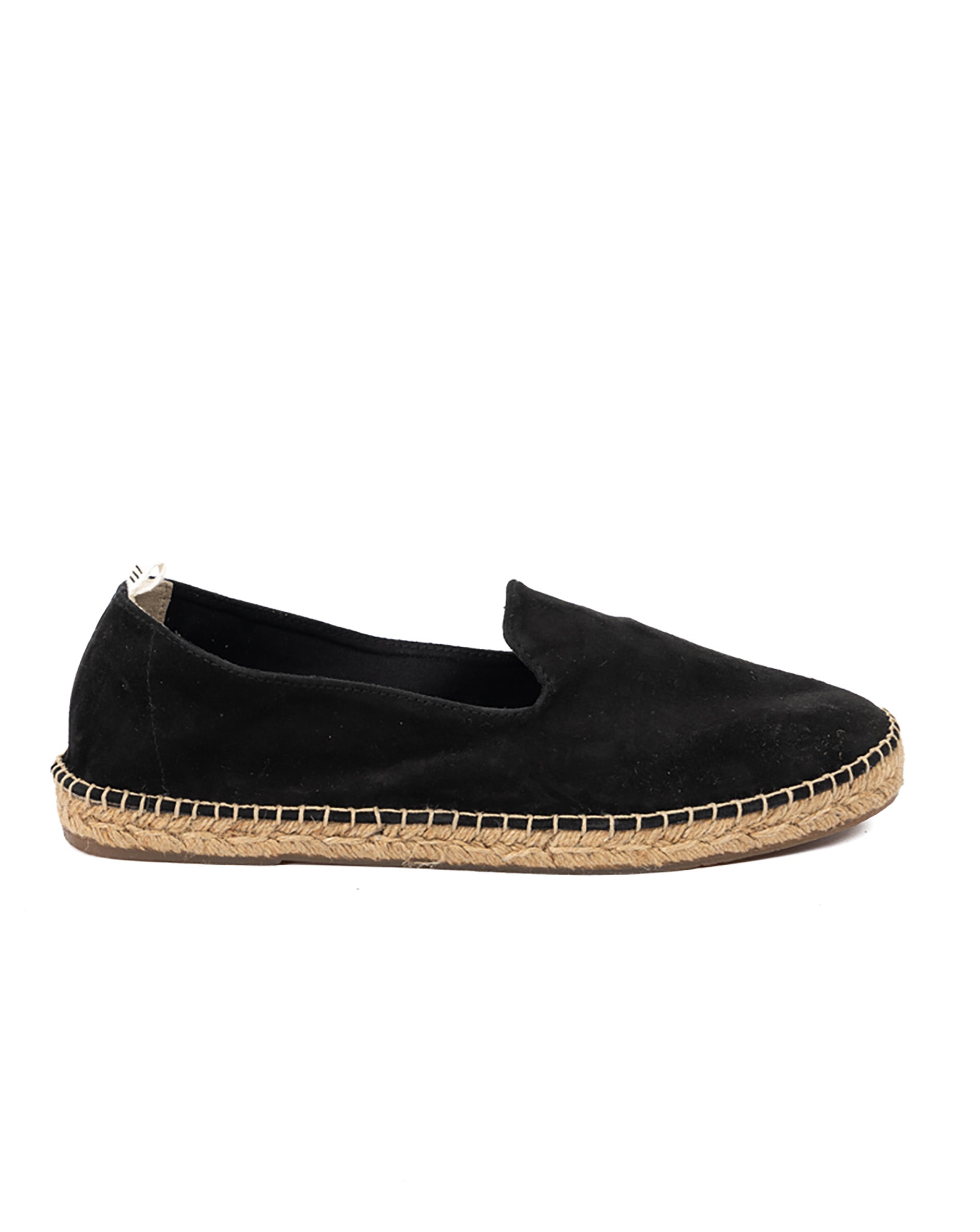 Athens - black suede espadrilles
