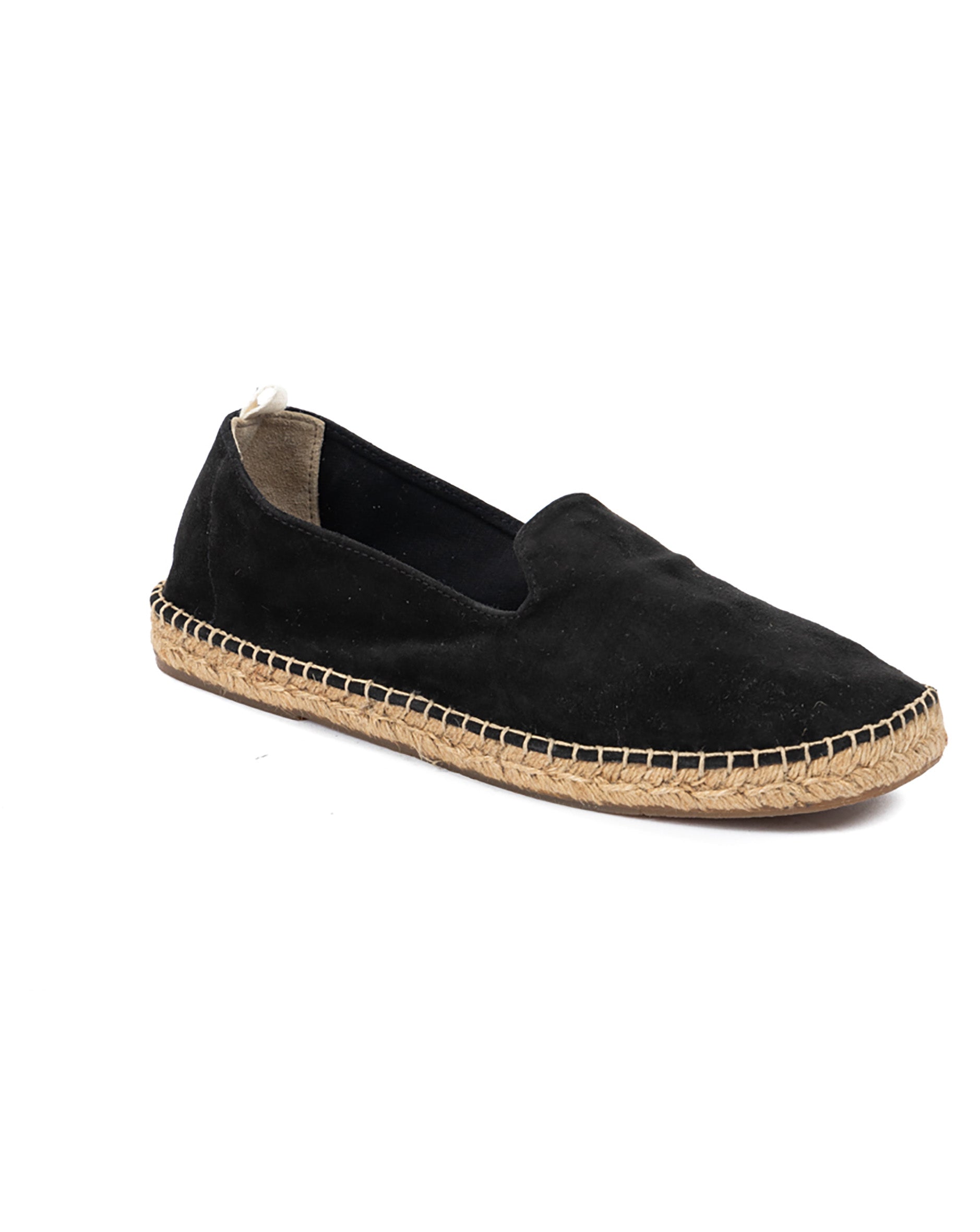 Athens - black suede espadrilles