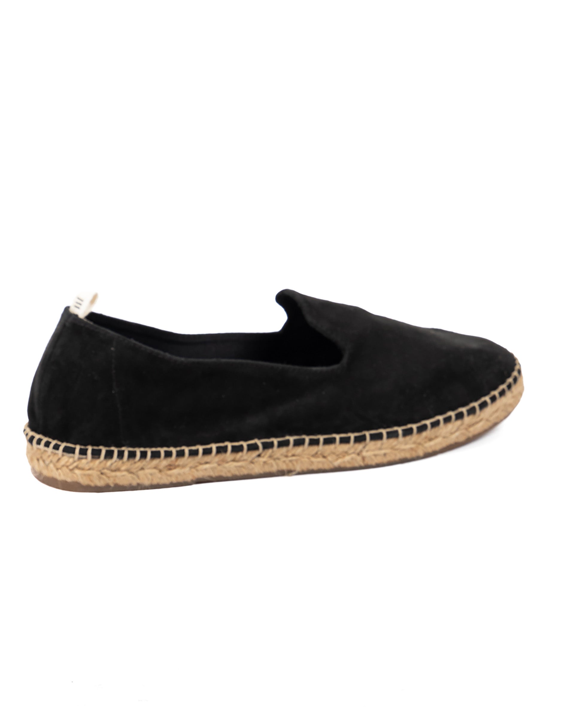 Athens - black suede espadrilles