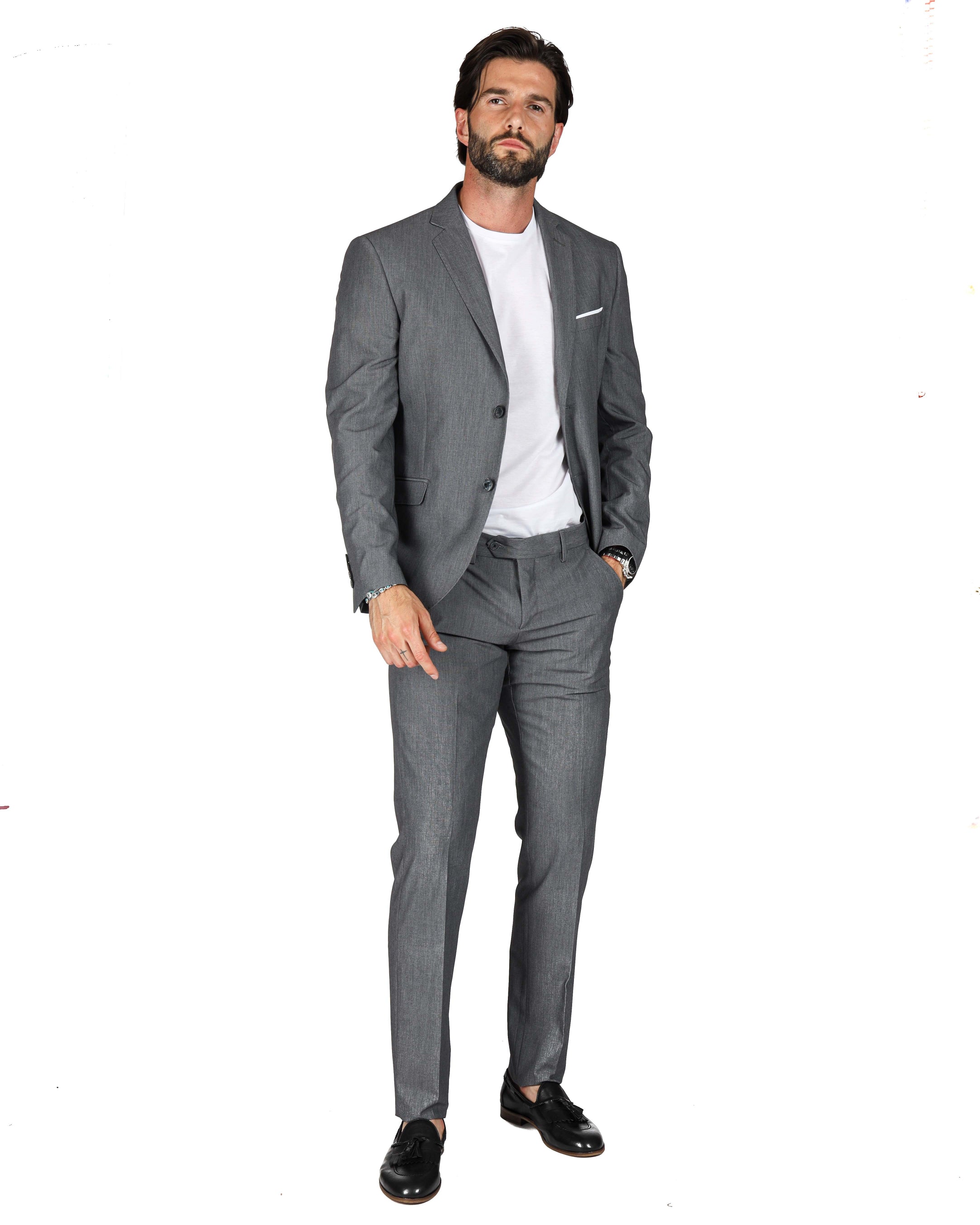 Berlin - gray basic dress