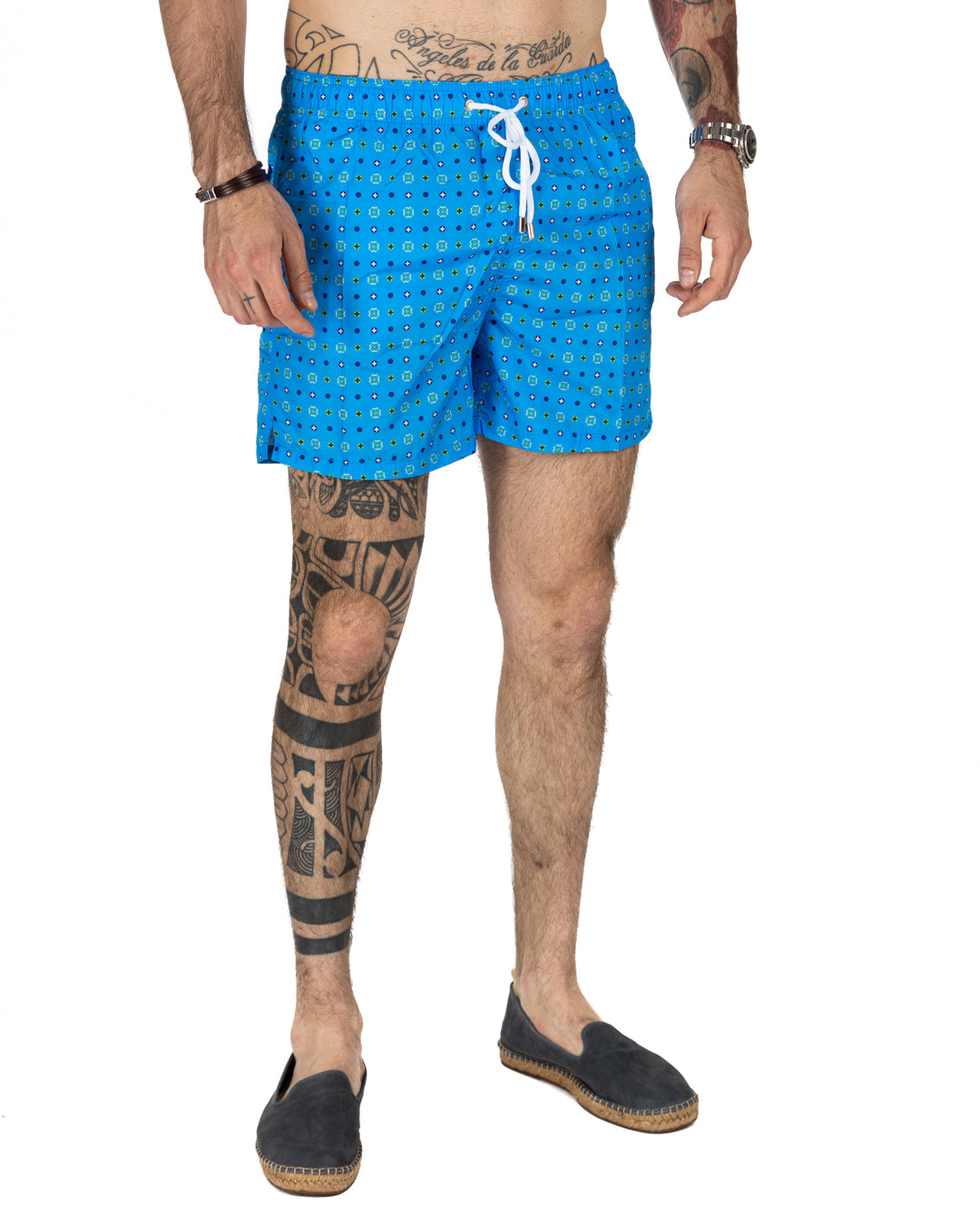 Costume da bagno - Fantasia micro celeste