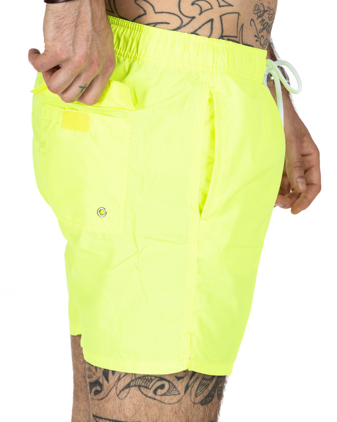 Maillot de bain - Jaune fluo uni