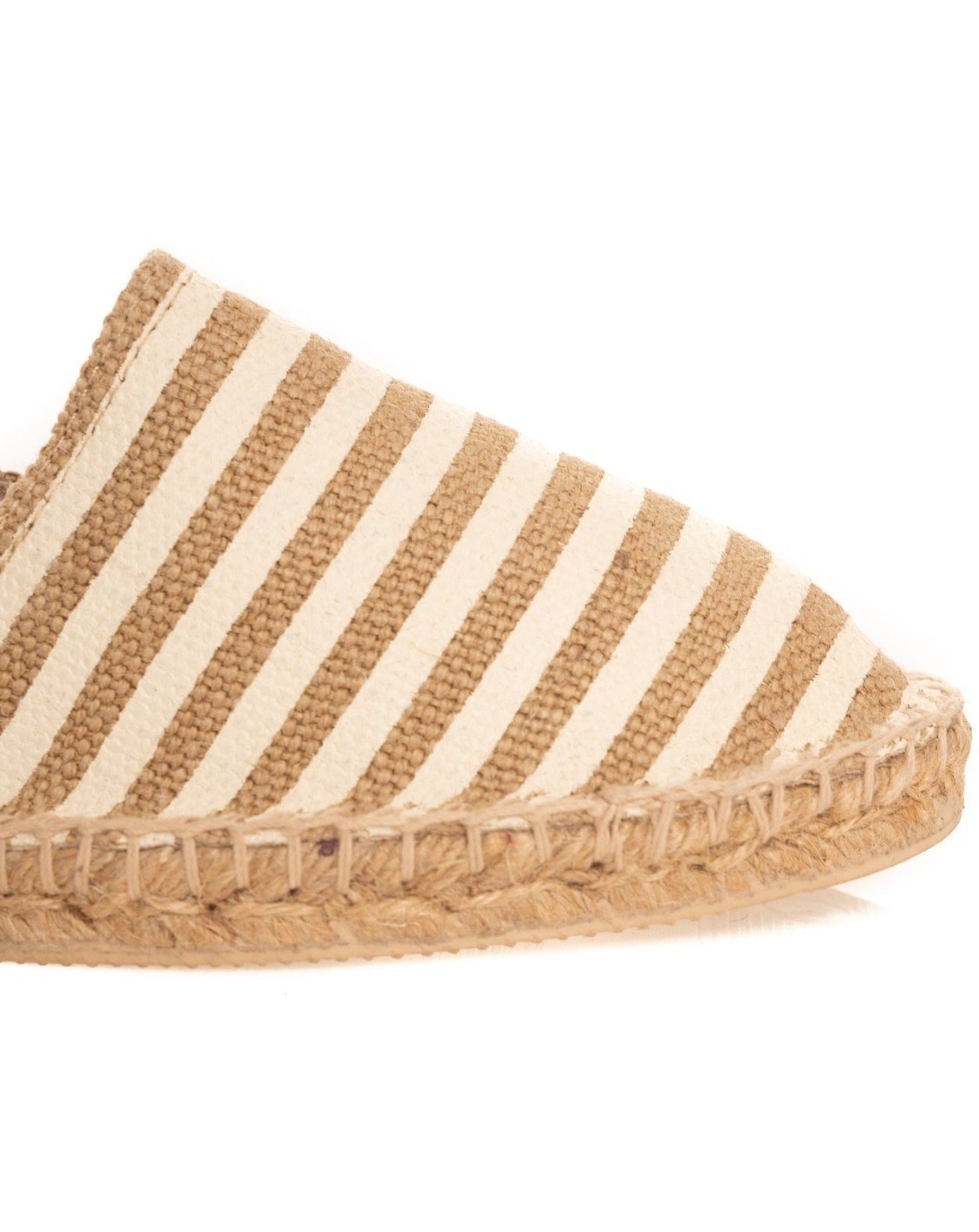 BEIGE STRIPED ESPADRILLES
