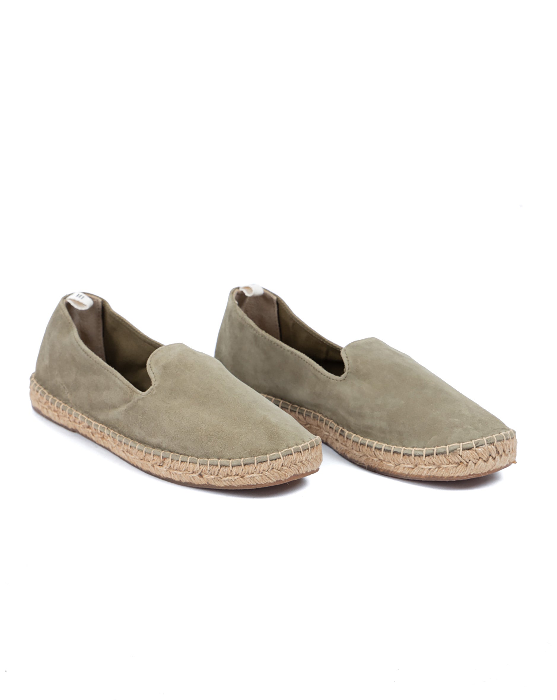 Athens - green suede espadrilles