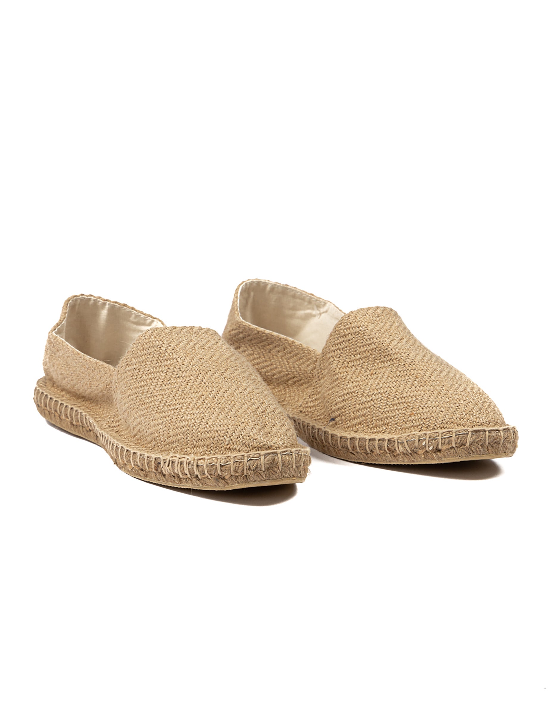 BEIGE WOVEN ESPADRILLES