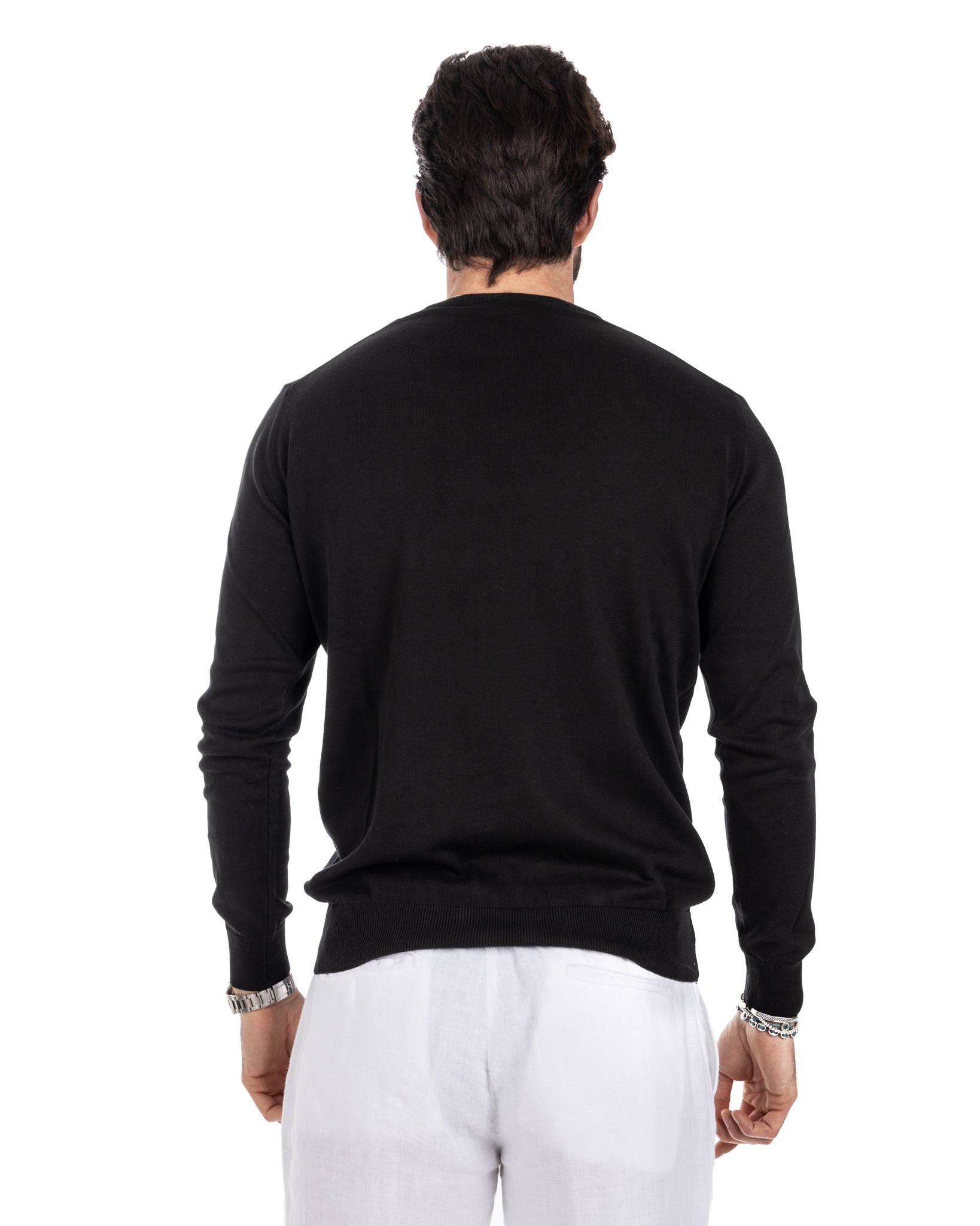 Daniil - maglioncino in cotone nero