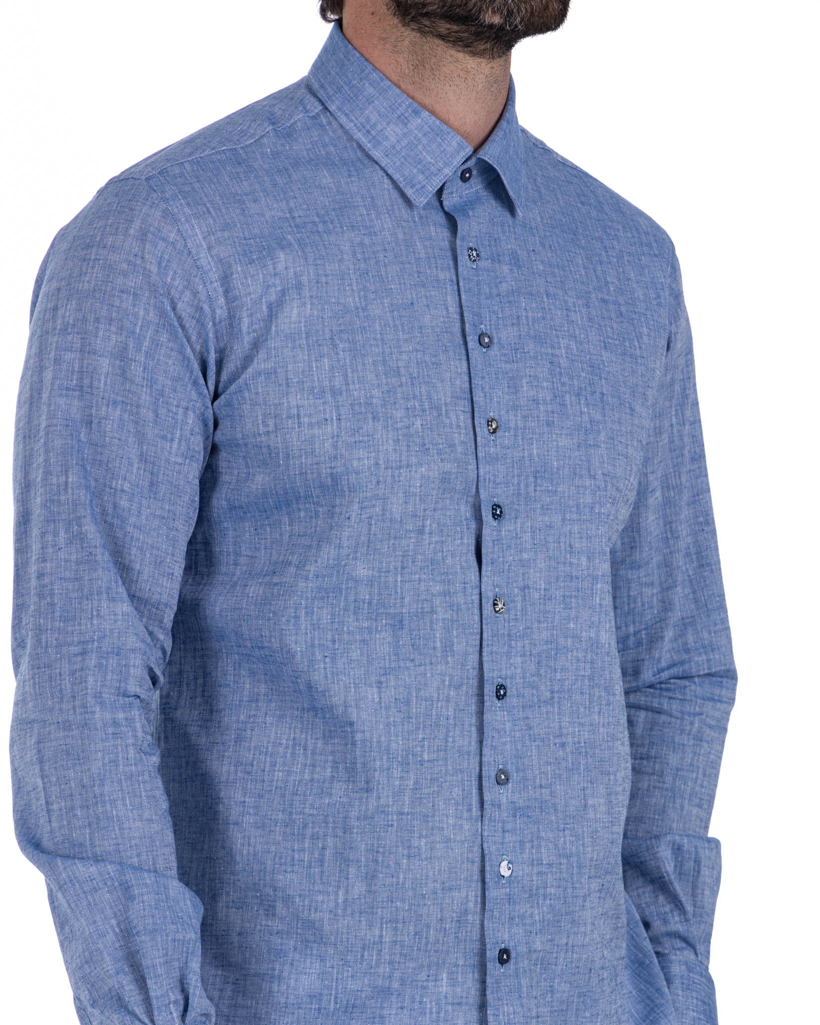 Praiano - chemise française en lin denim