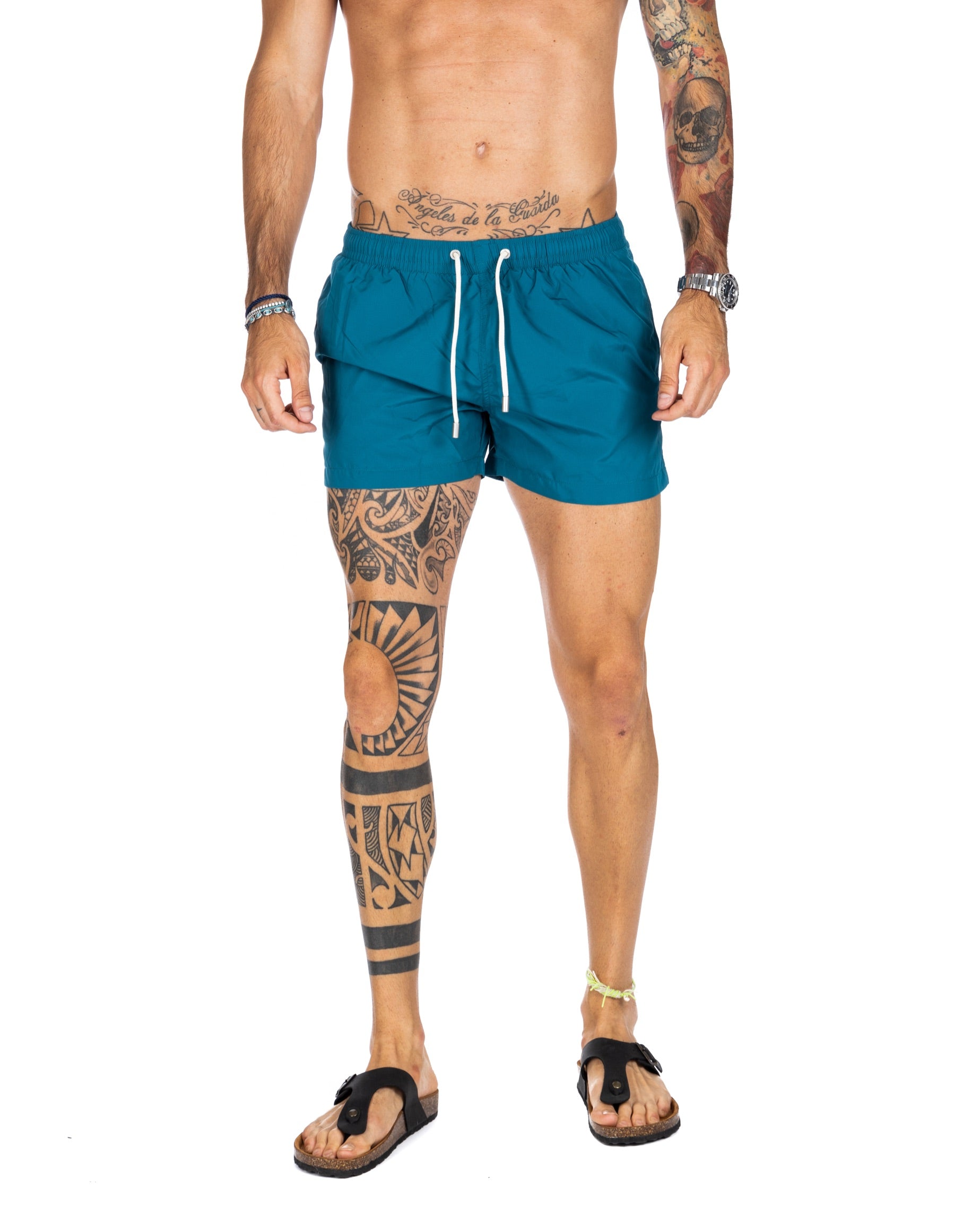 Swimsuit - Solid petrol colour