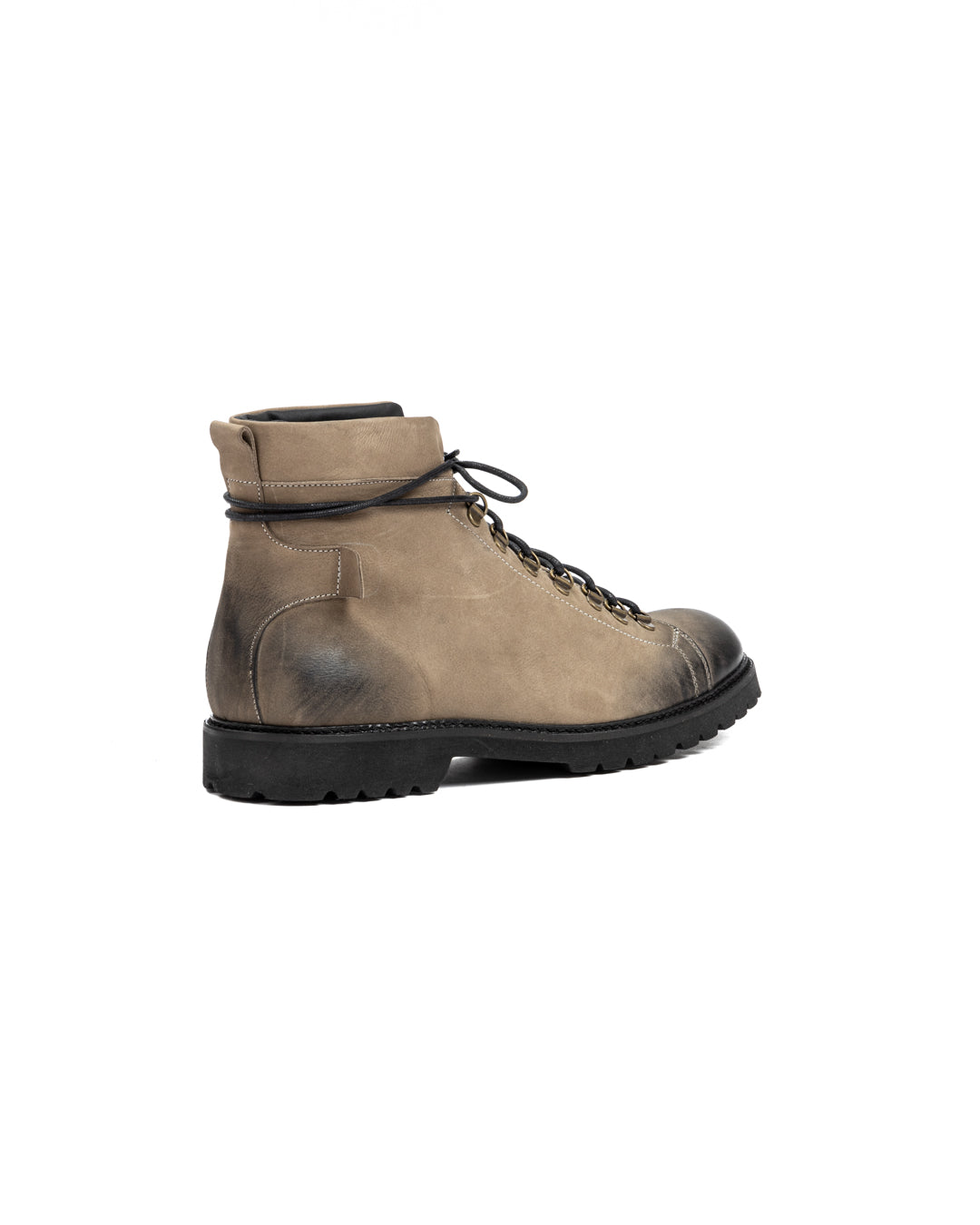 APOLLO - BOTTINES EN CUIR NUBUCK MUD