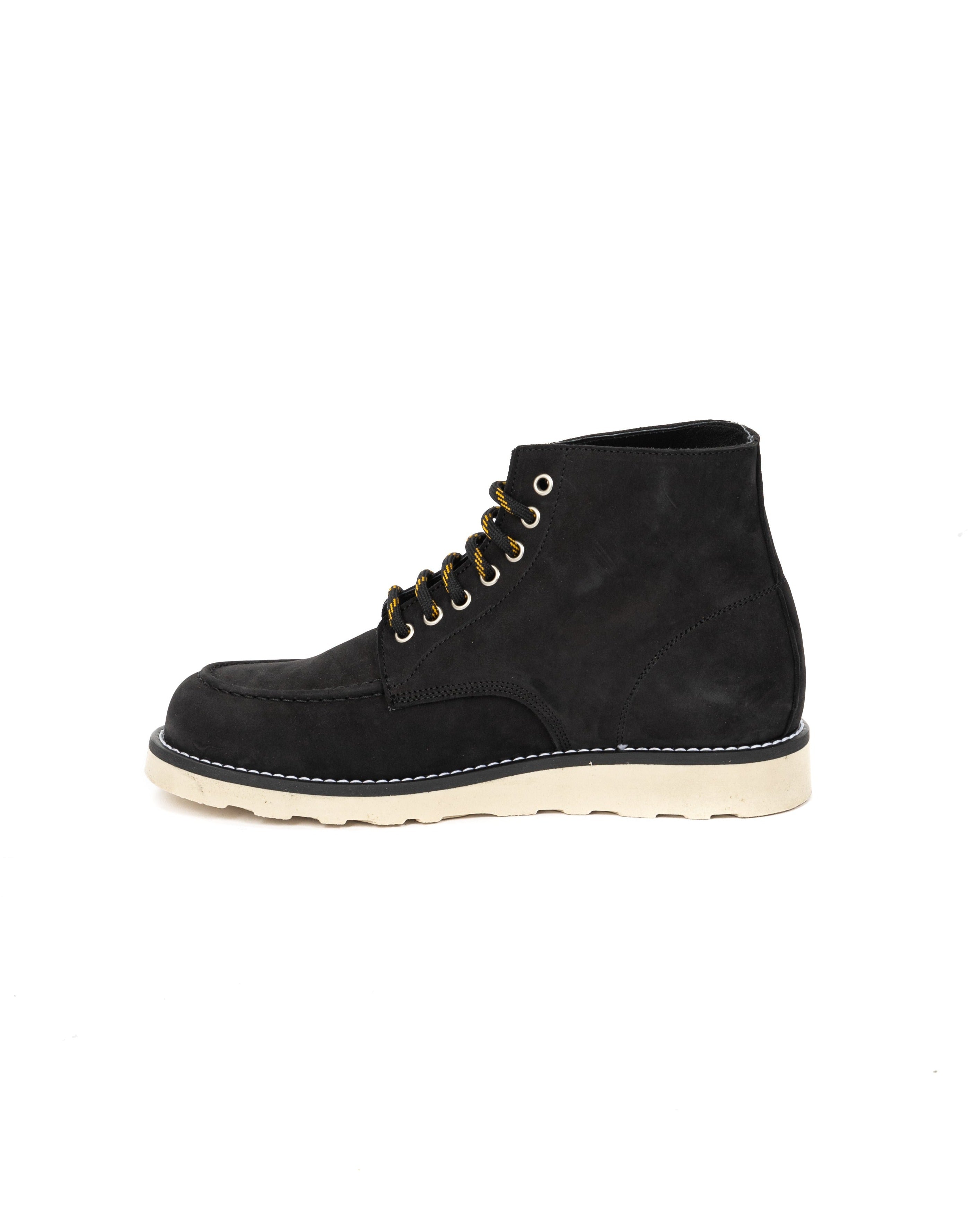 Moon - black nubuck leather boot
