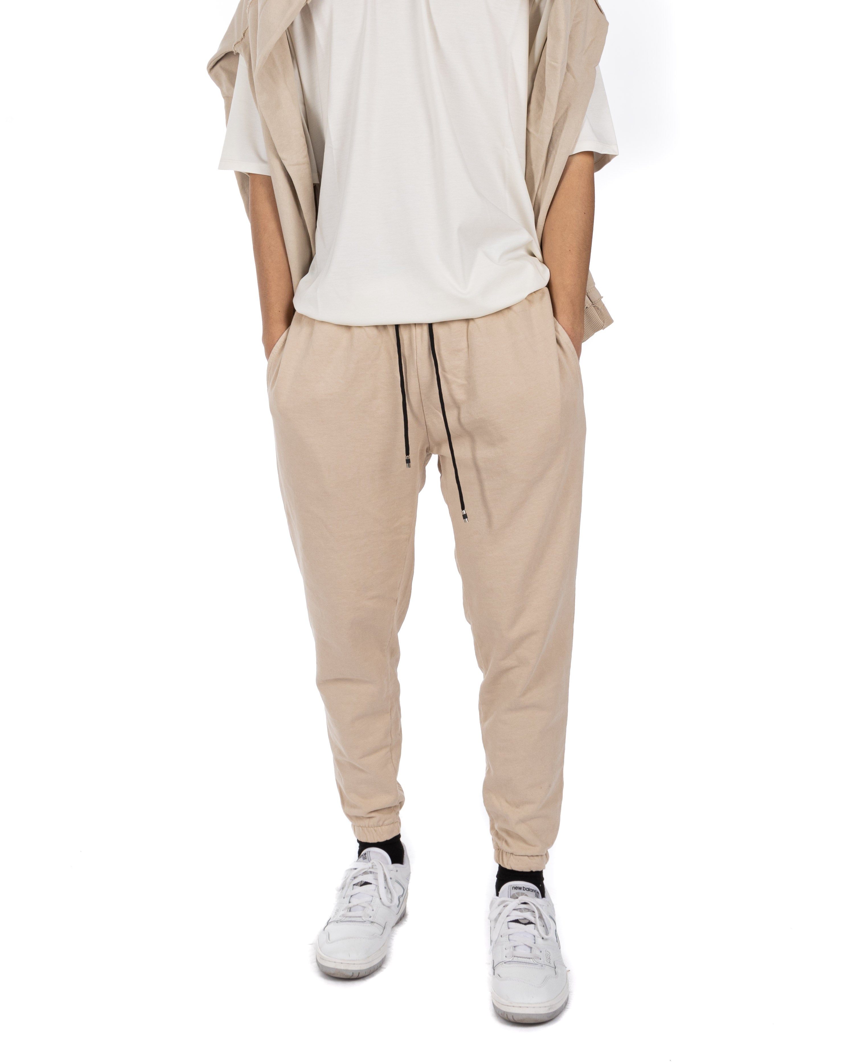 Hans - pantalon de survêtement beige