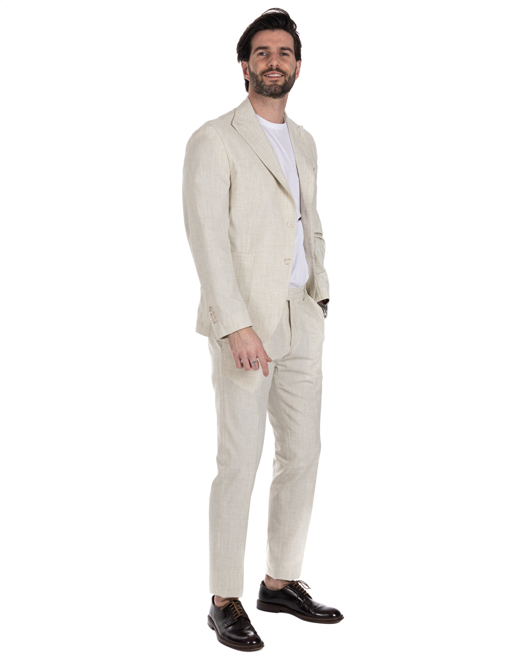 Lipari - green single-breasted suit